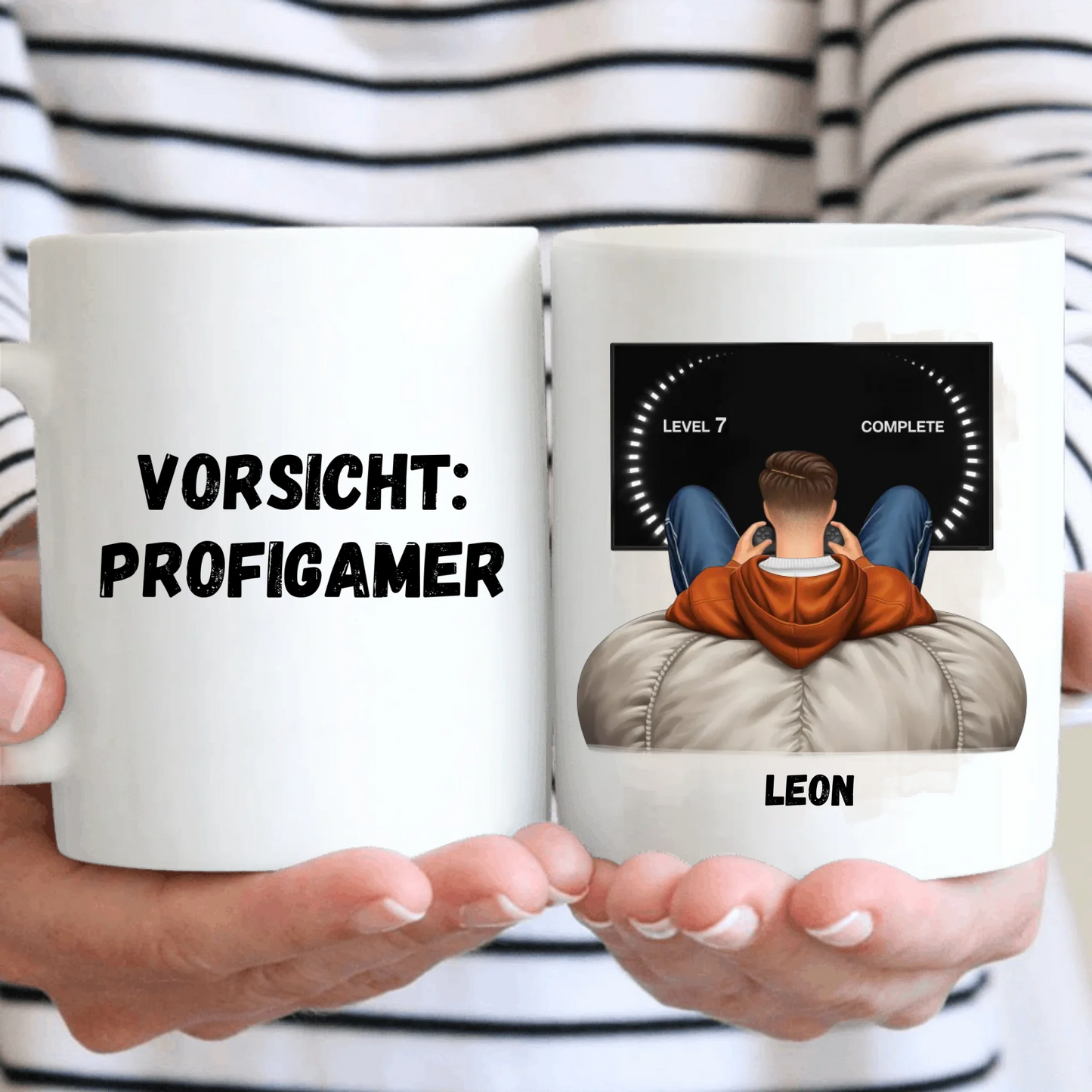 1-2 Personen (Mann & Frau) Gamer Tasse