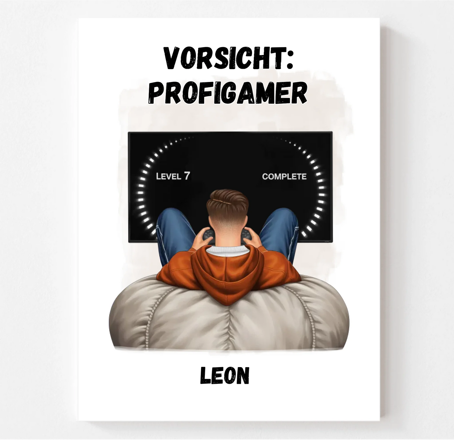 1-2 Personen (Mann & Frau) Gamer Poster