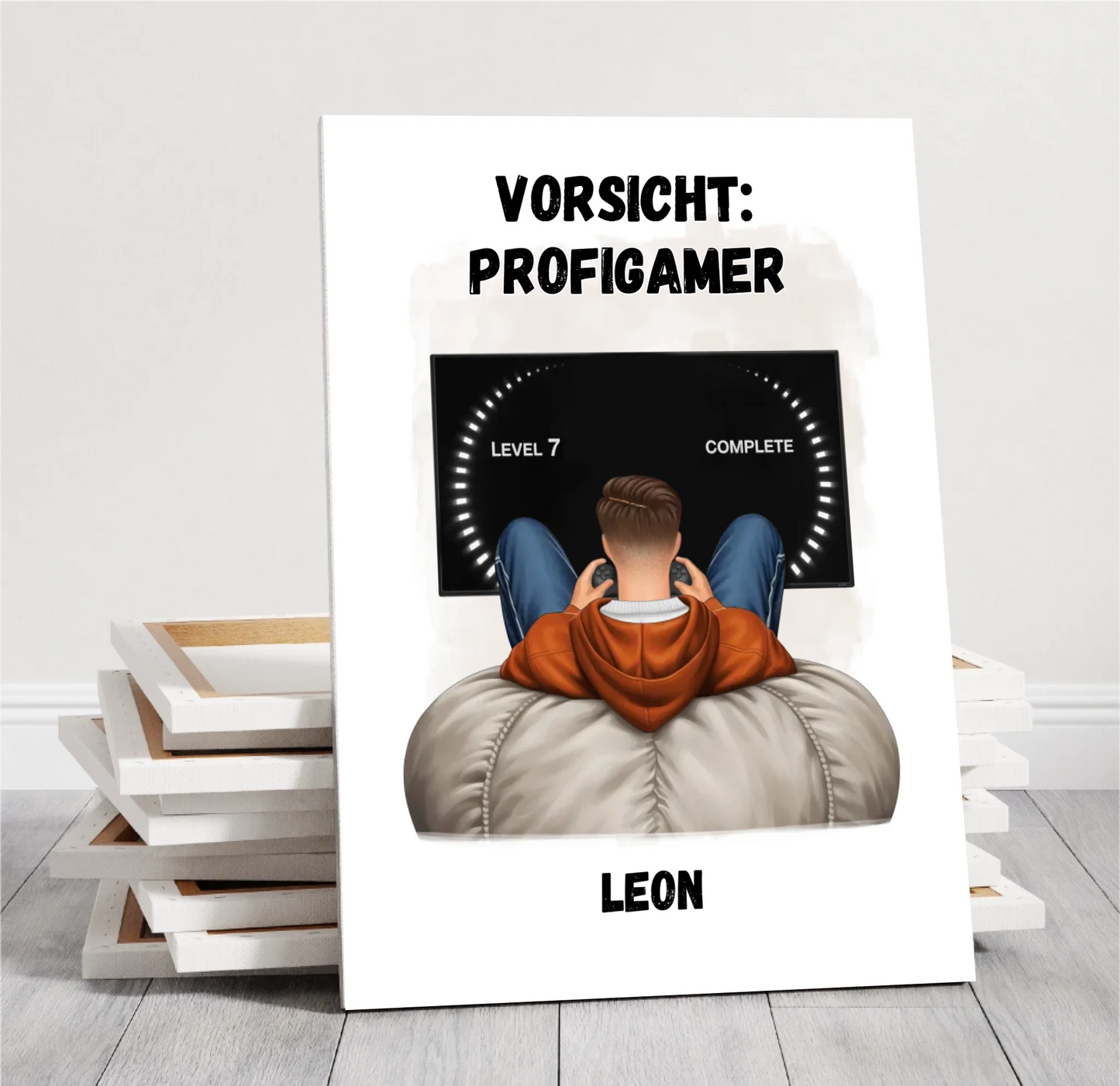 1-2 Personen (Mann & Frau) Gamer Poster