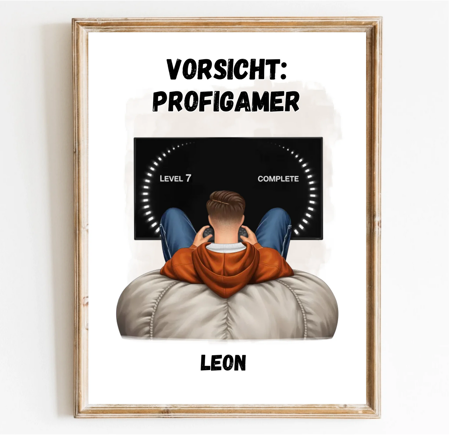 1-2 Personen (Mann & Frau) Gamer Poster