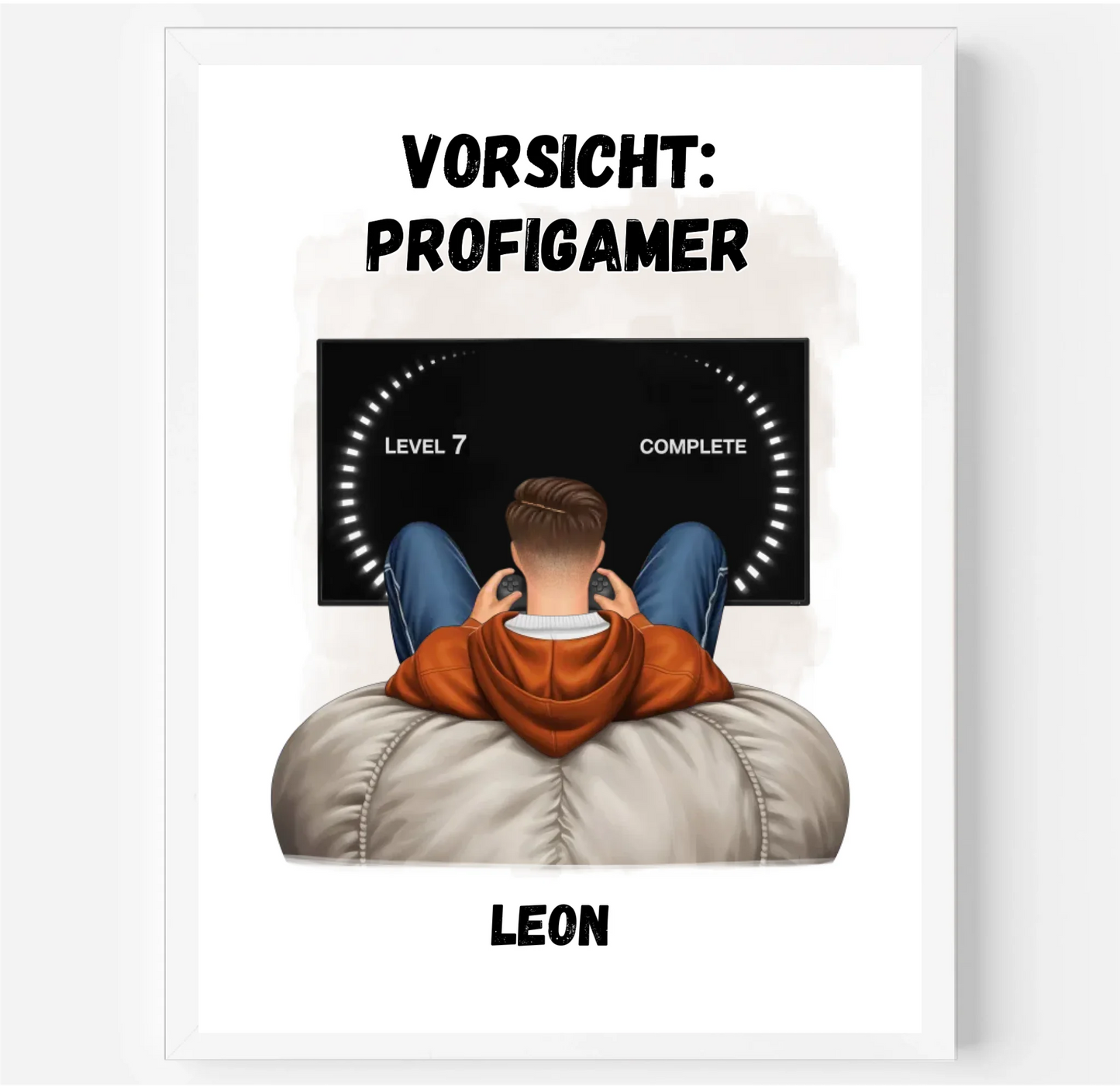 1-2 Personen (Mann & Frau) Gamer Poster