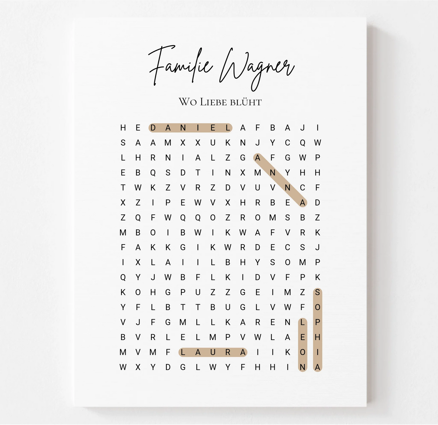 Wortsuchrätsel Poster