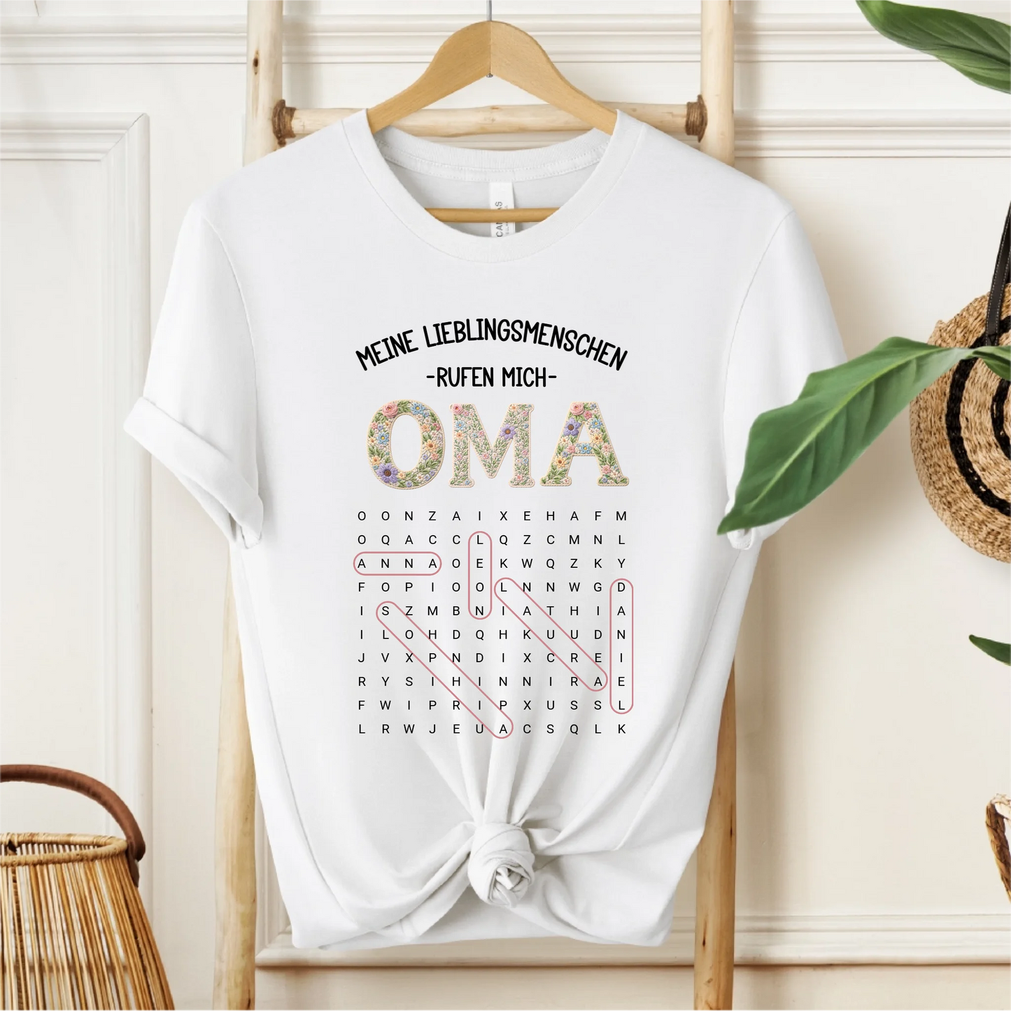 Oma Wortsuchrätsel T-Shirt