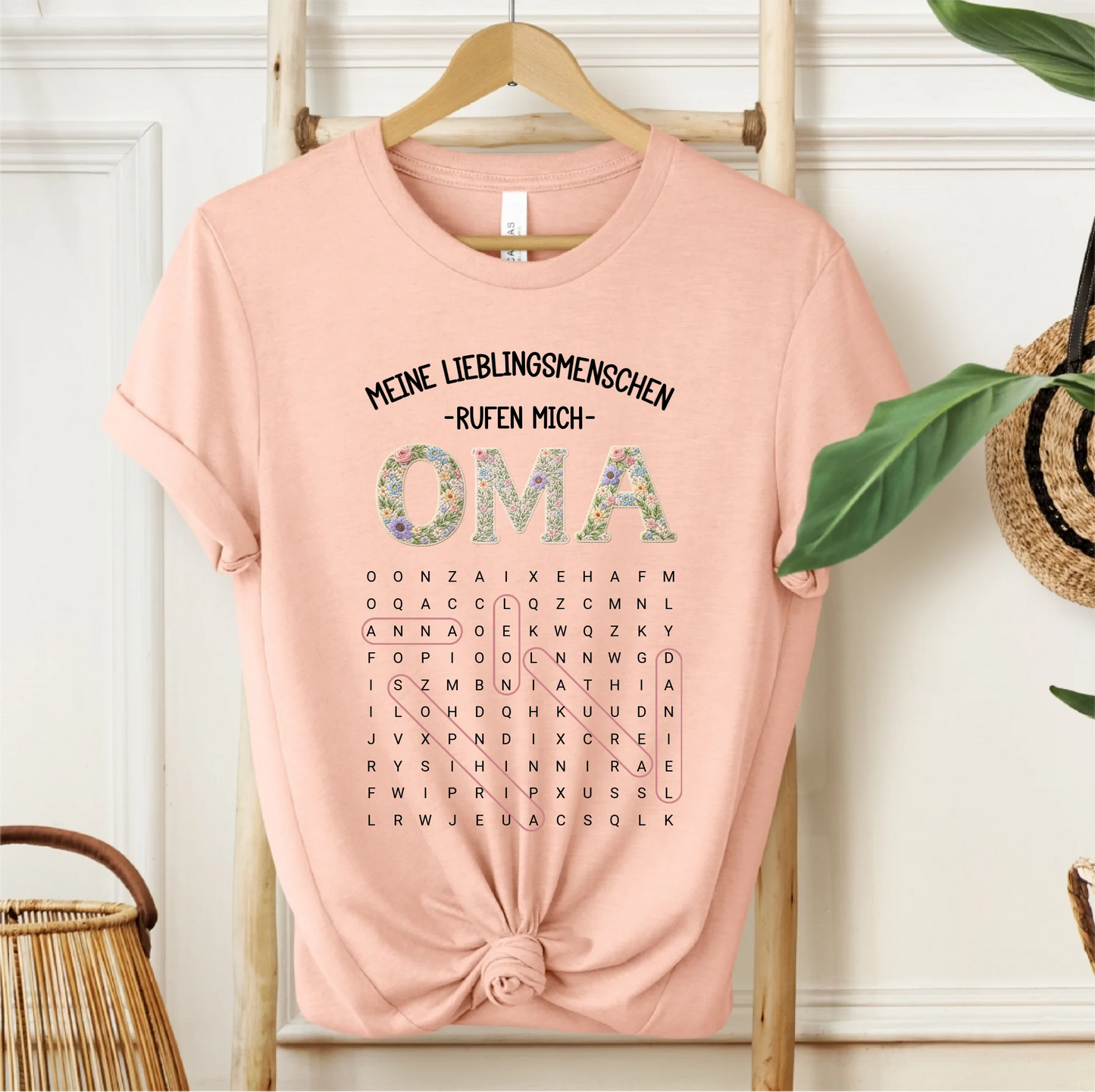 Oma Wortsuchrätsel T-Shirt