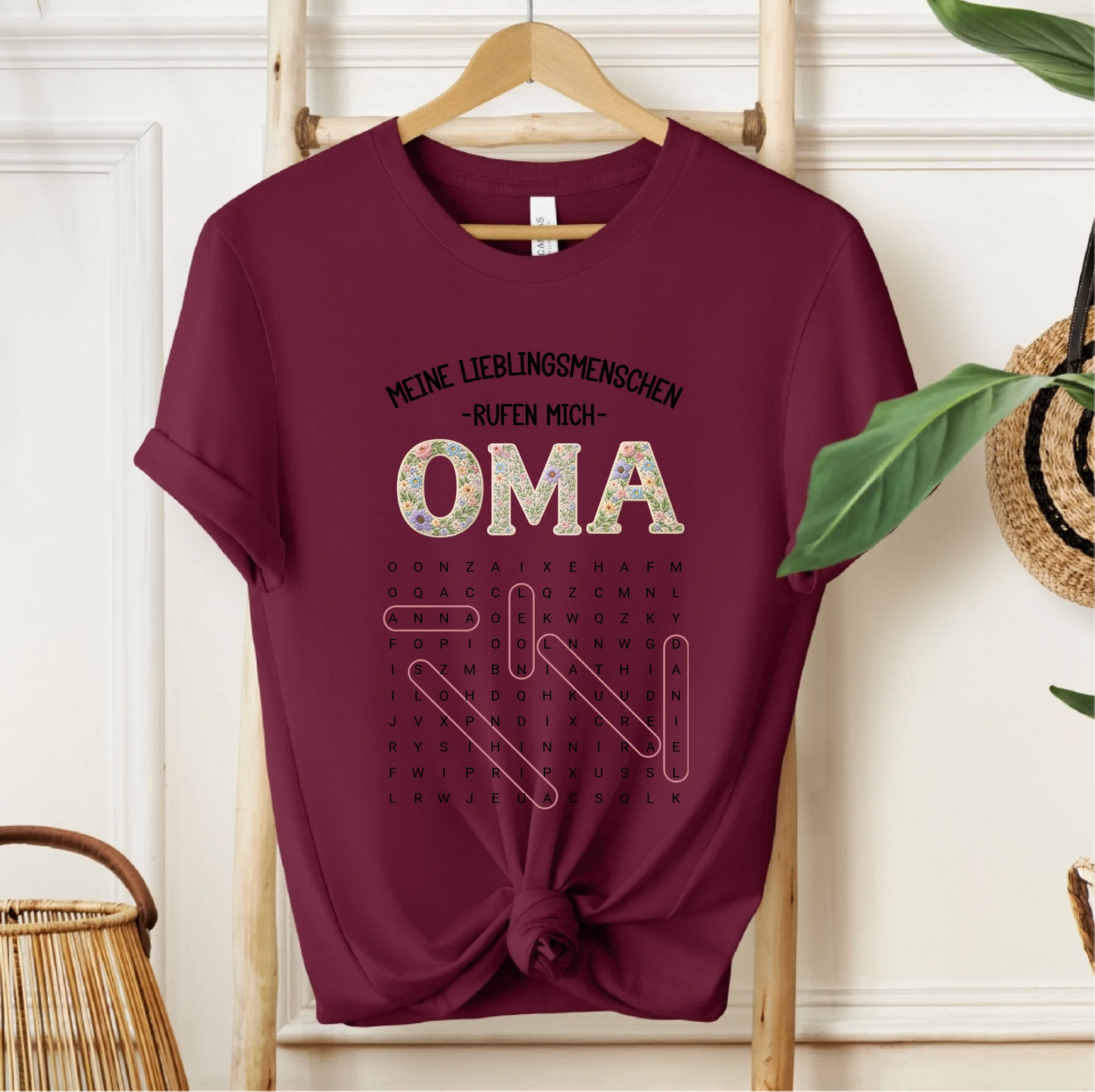 Oma Wortsuchrätsel T-Shirt