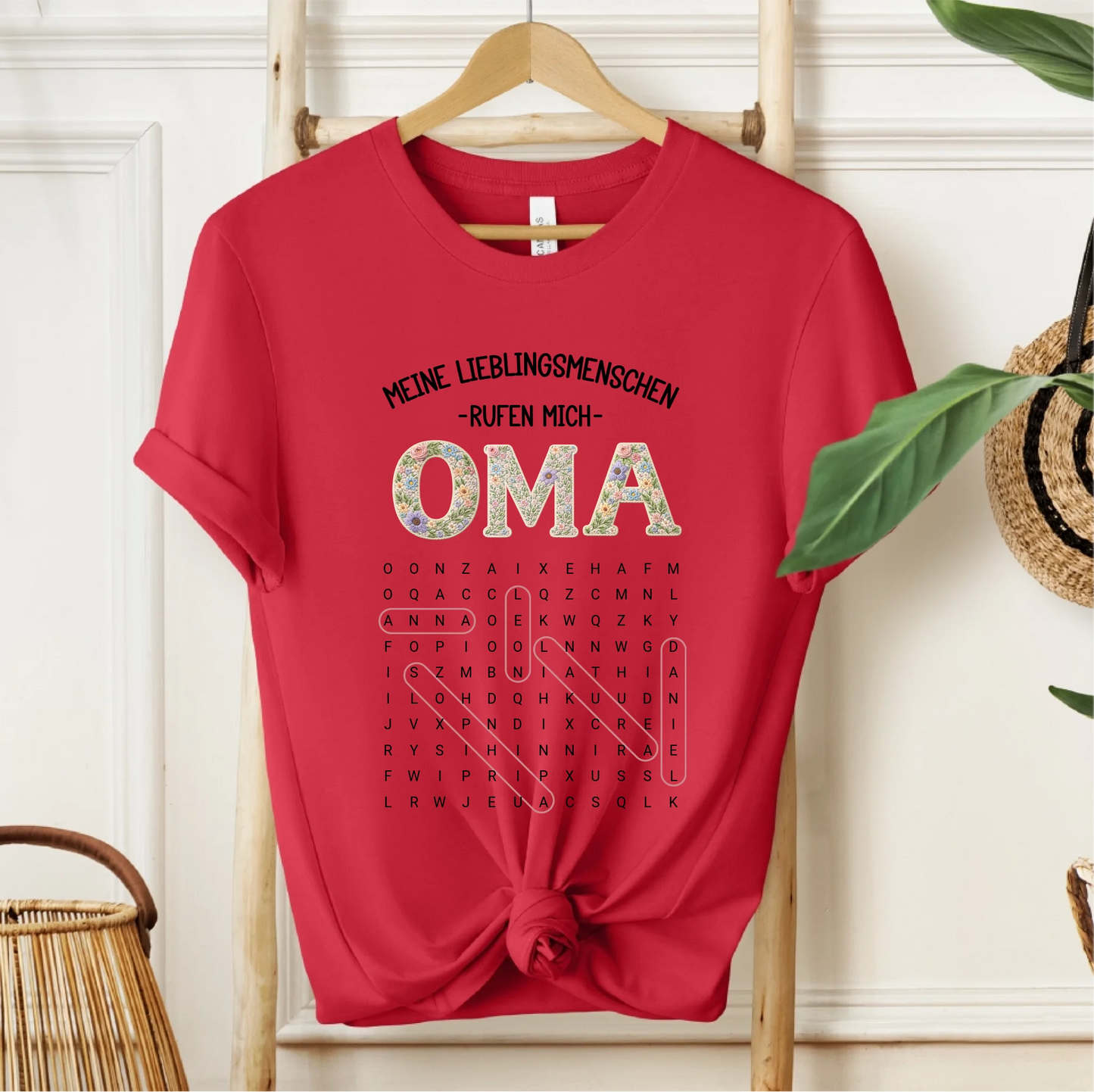 Oma Wortsuchrätsel T-Shirt