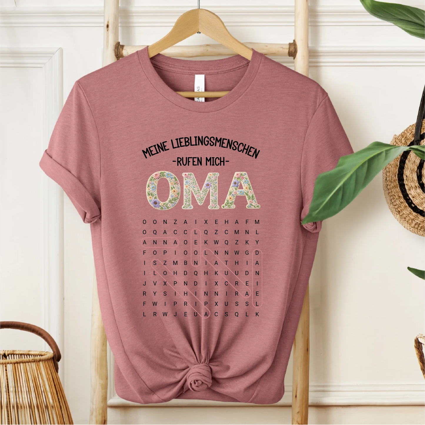Oma Wortsuchrätsel T-Shirt