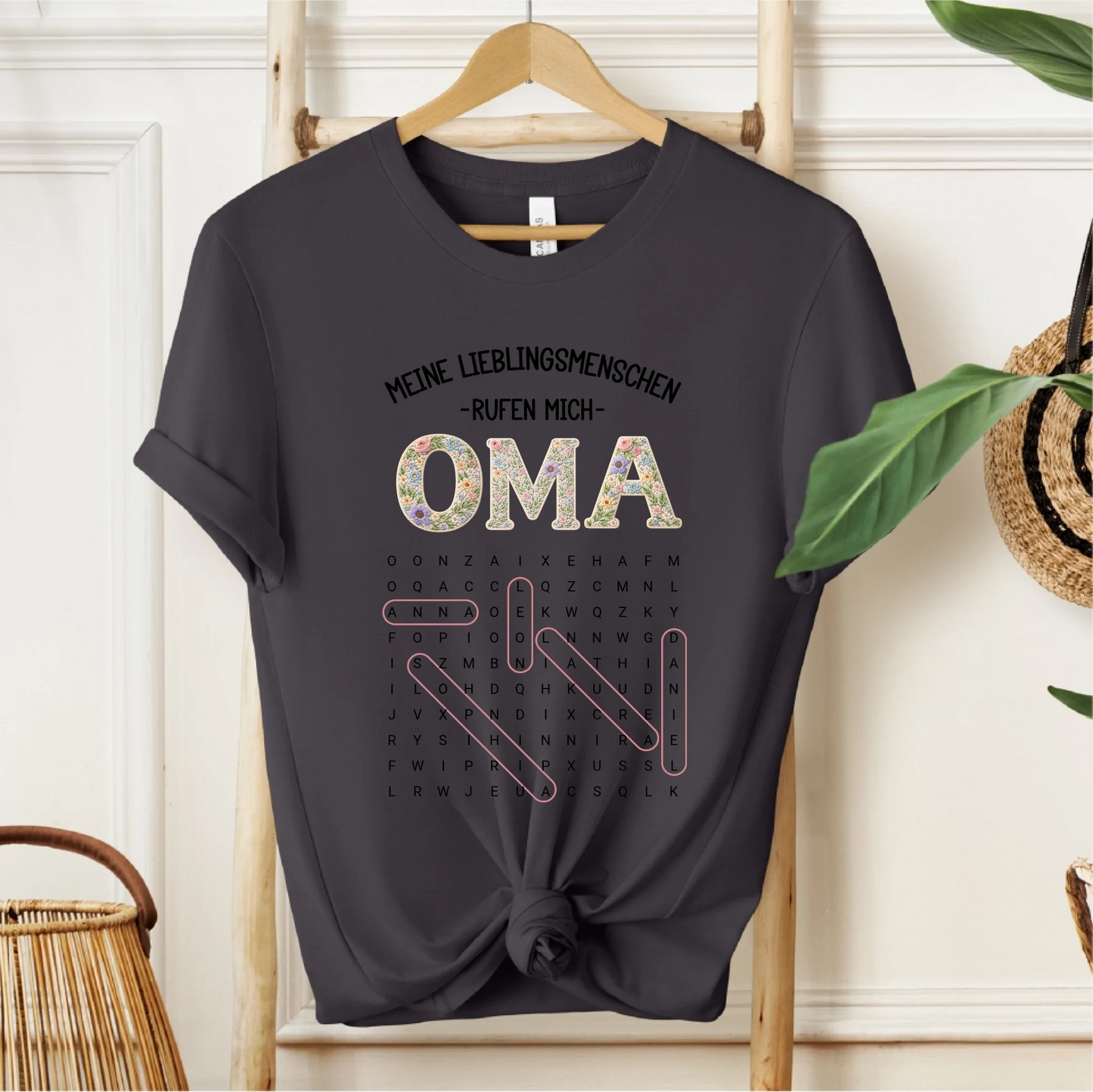 Oma Wortsuchrätsel T-Shirt