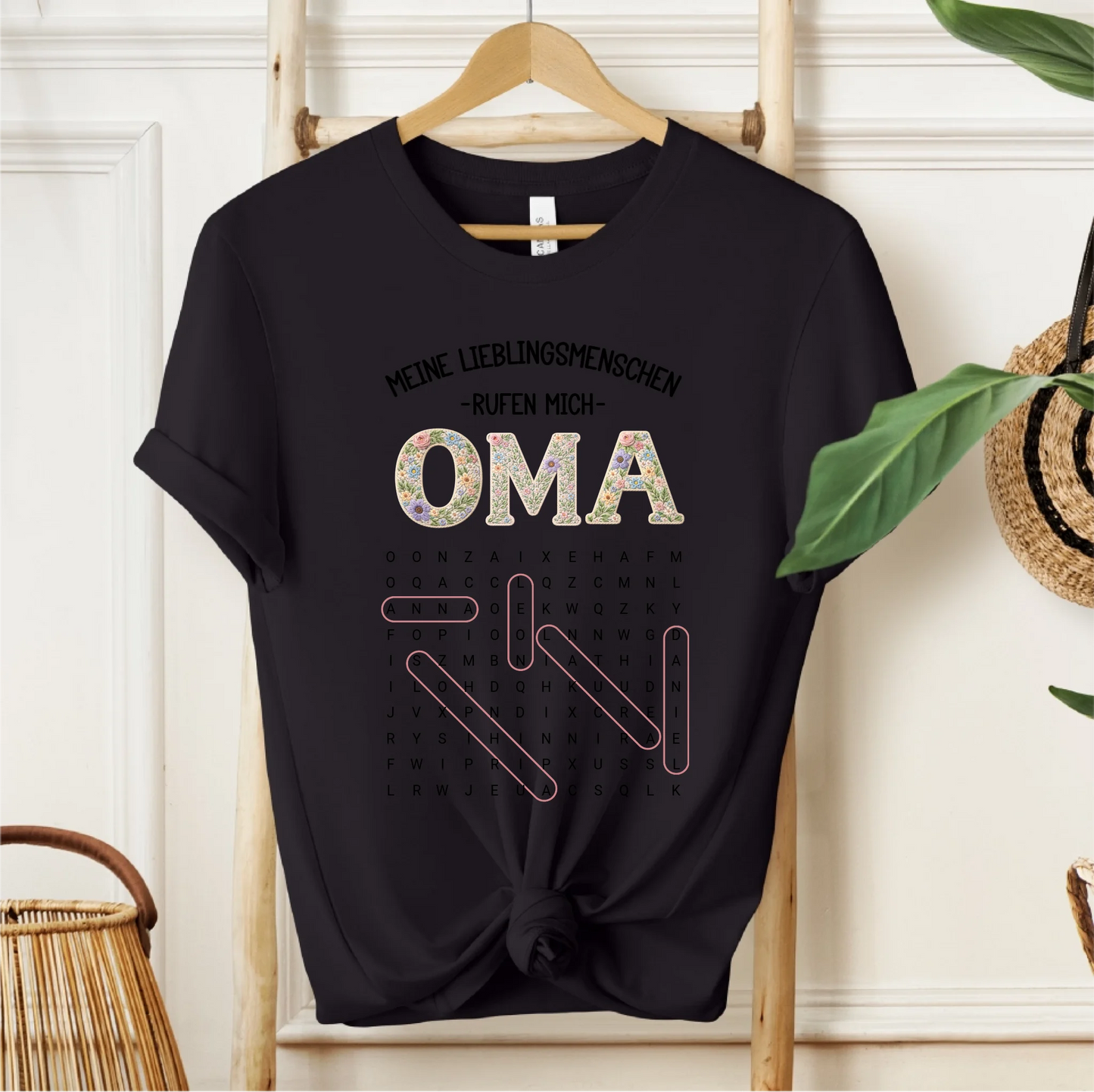 Oma Wortsuchrätsel T-Shirt