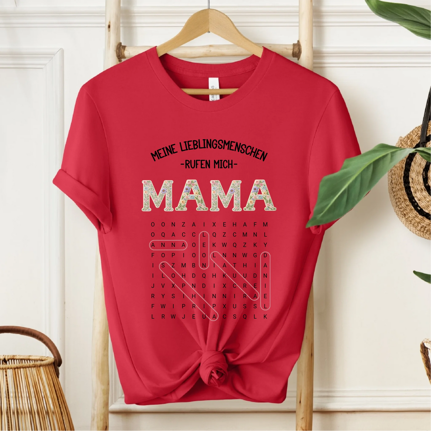Oma/Mama Wortsuchrätsel T-Shirt