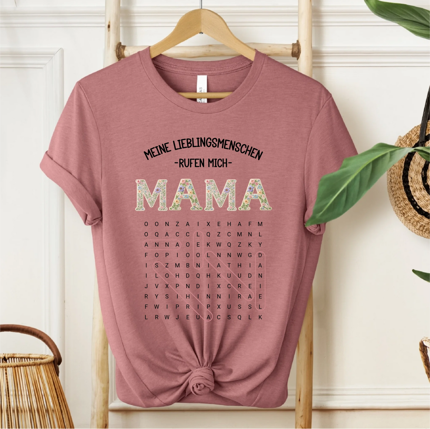 Oma/Mama Wortsuchrätsel T-Shirt