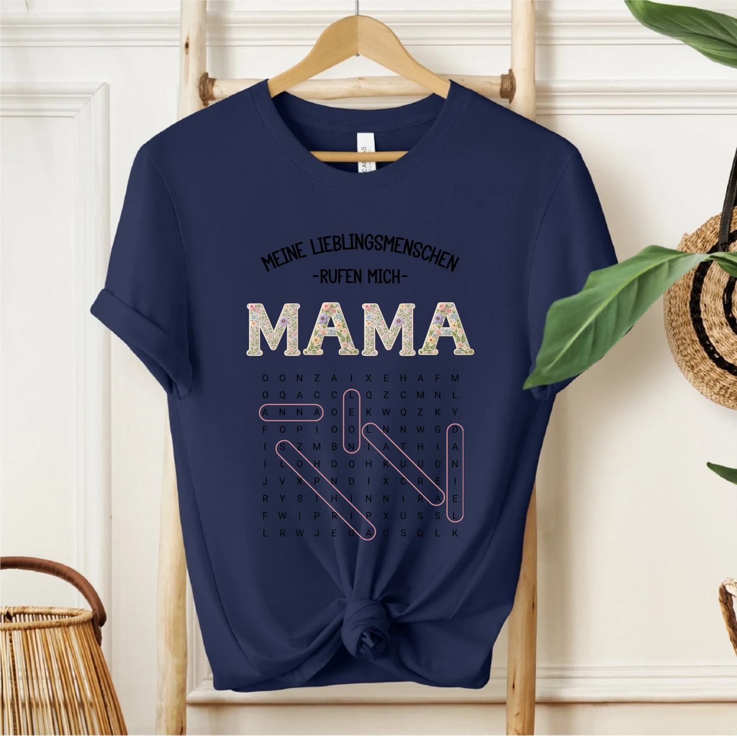 Oma/Mama Wortsuchrätsel T-Shirt