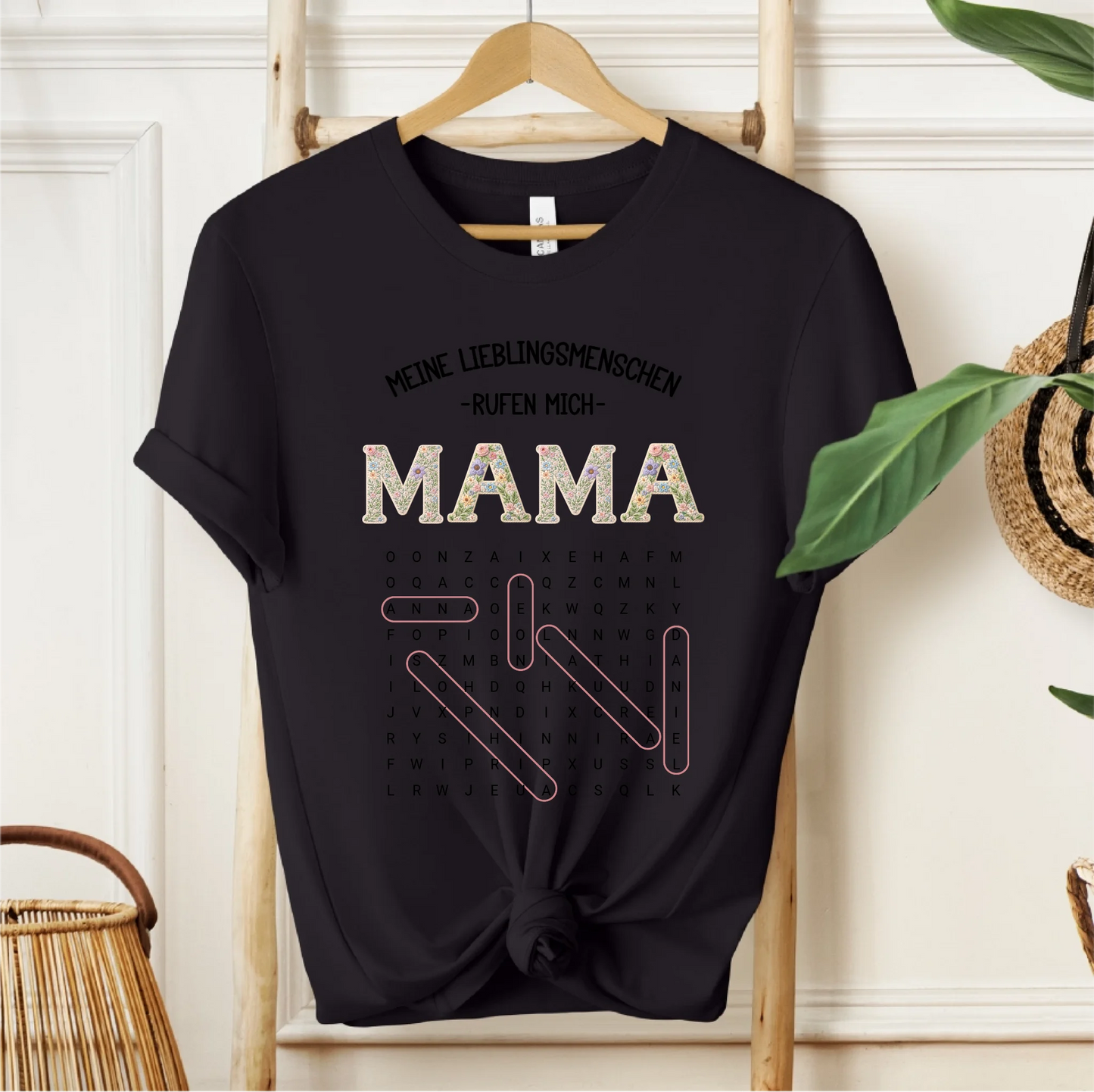 Oma/Mama Wortsuchrätsel T-Shirt