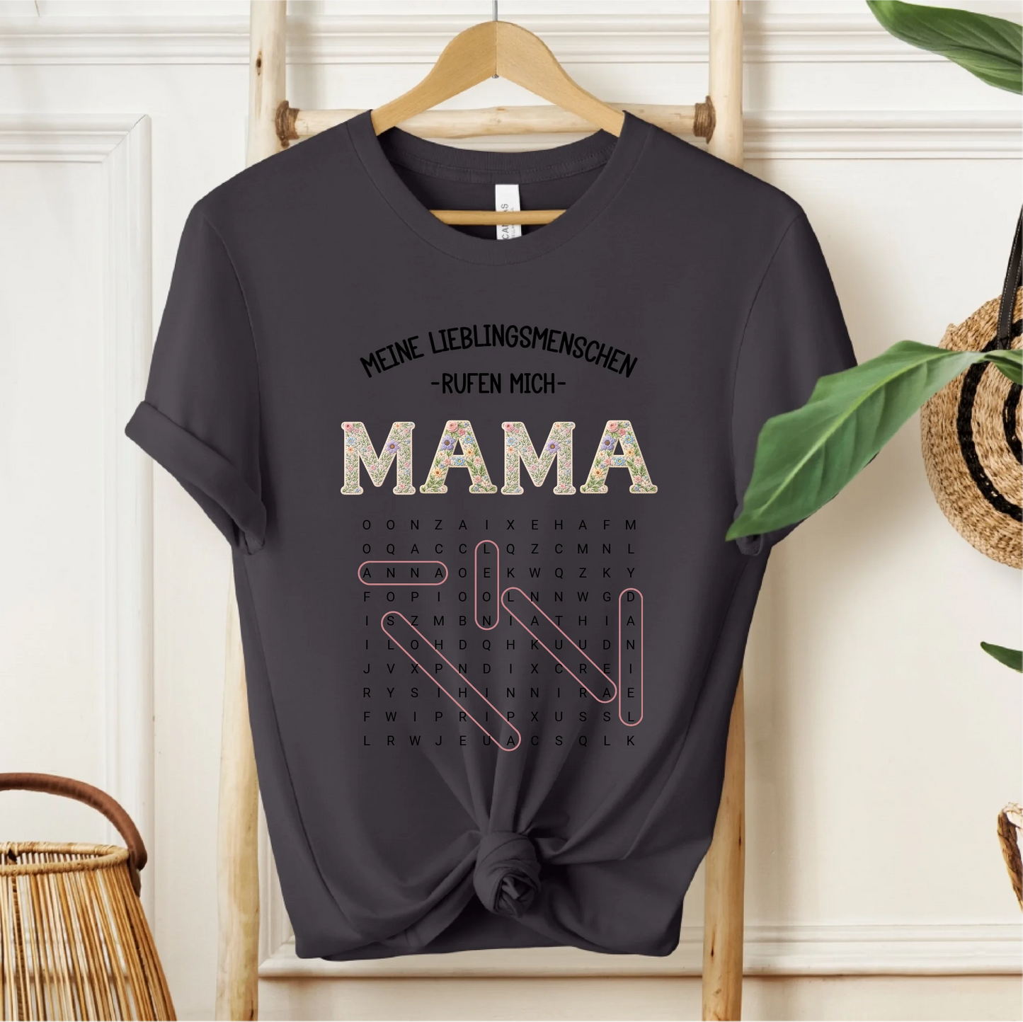 Oma/Mama Wortsuchrätsel T-Shirt
