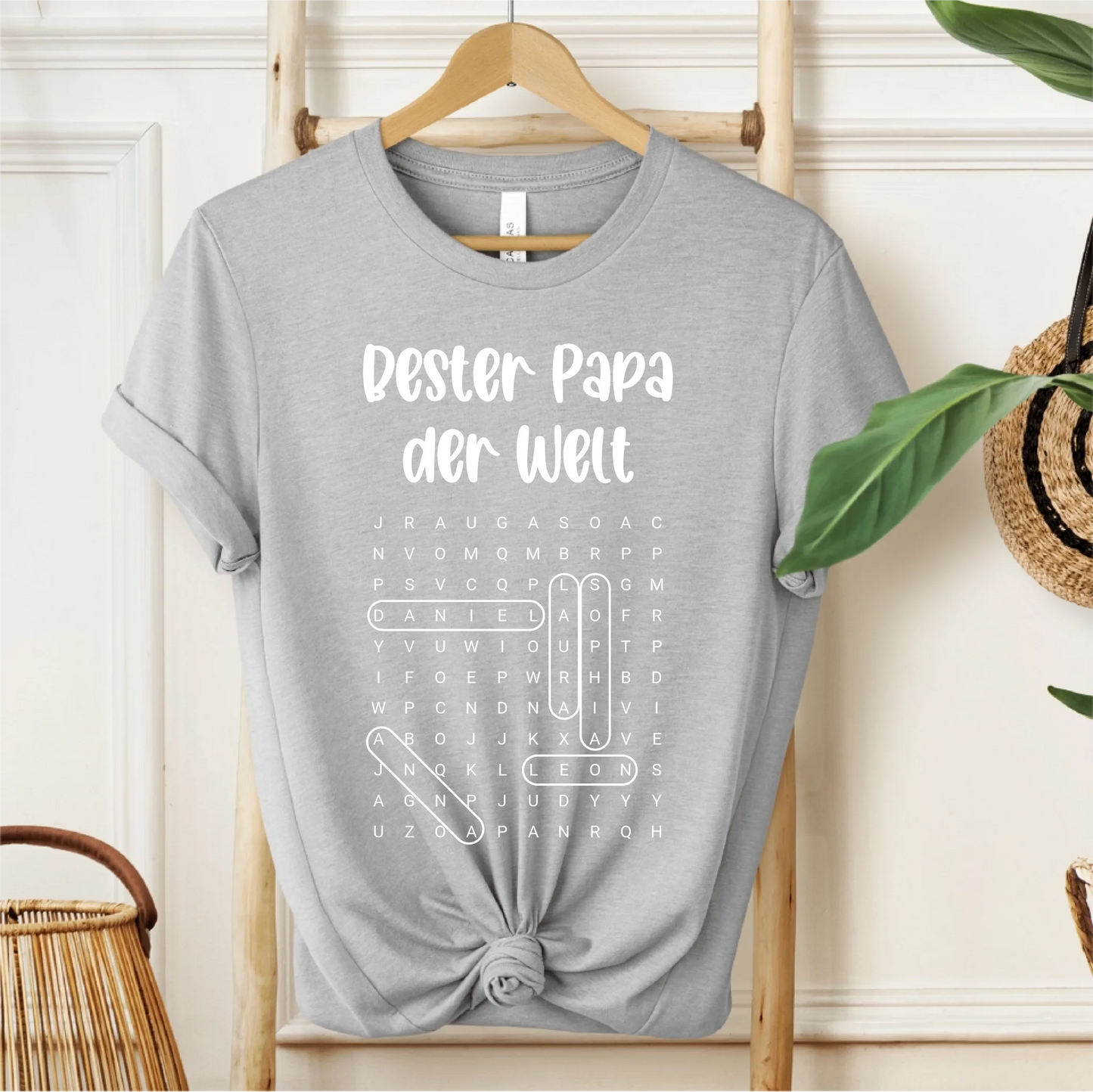 Papa Wortsuchrätsel T-Shirt