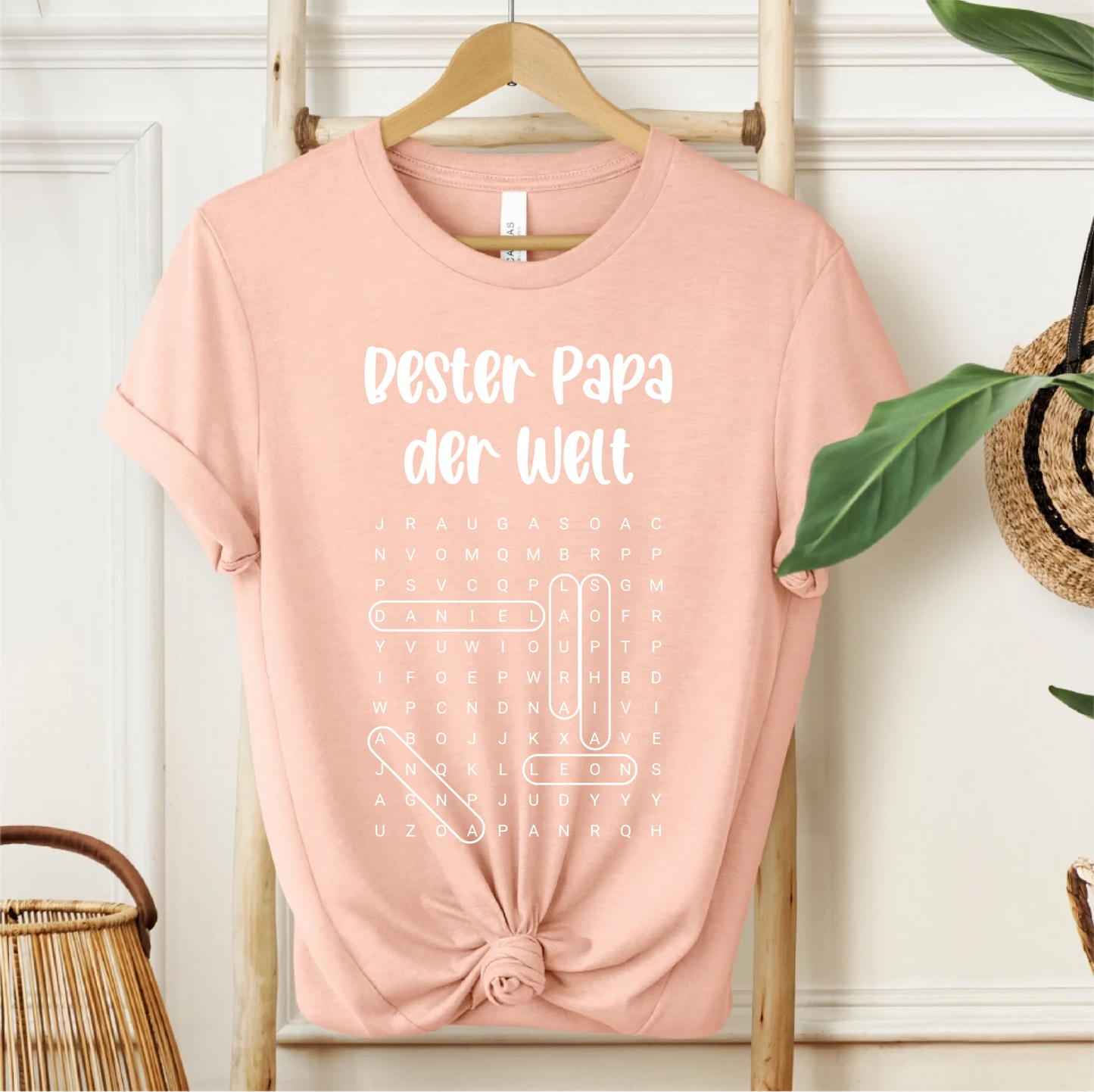 Papa Wortsuchrätsel T-Shirt