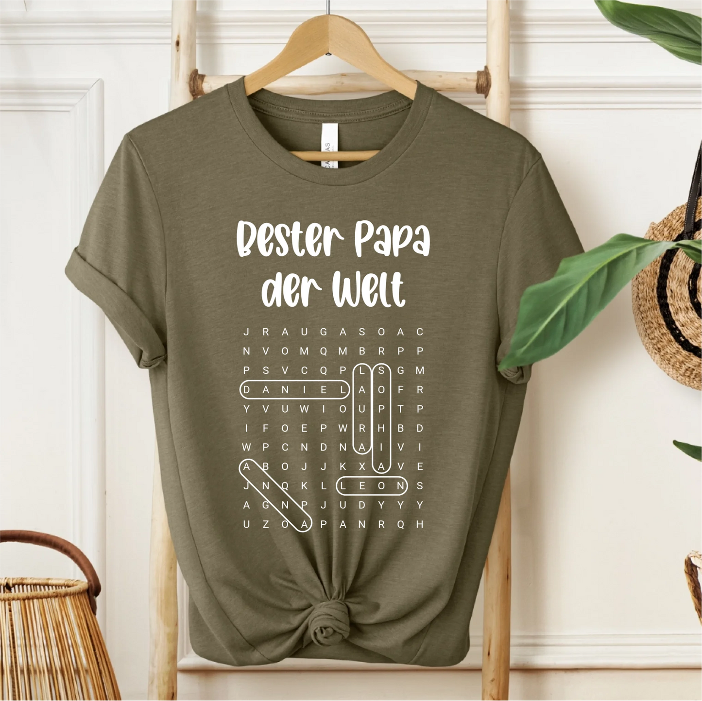 Papa Wortsuchrätsel T-Shirt