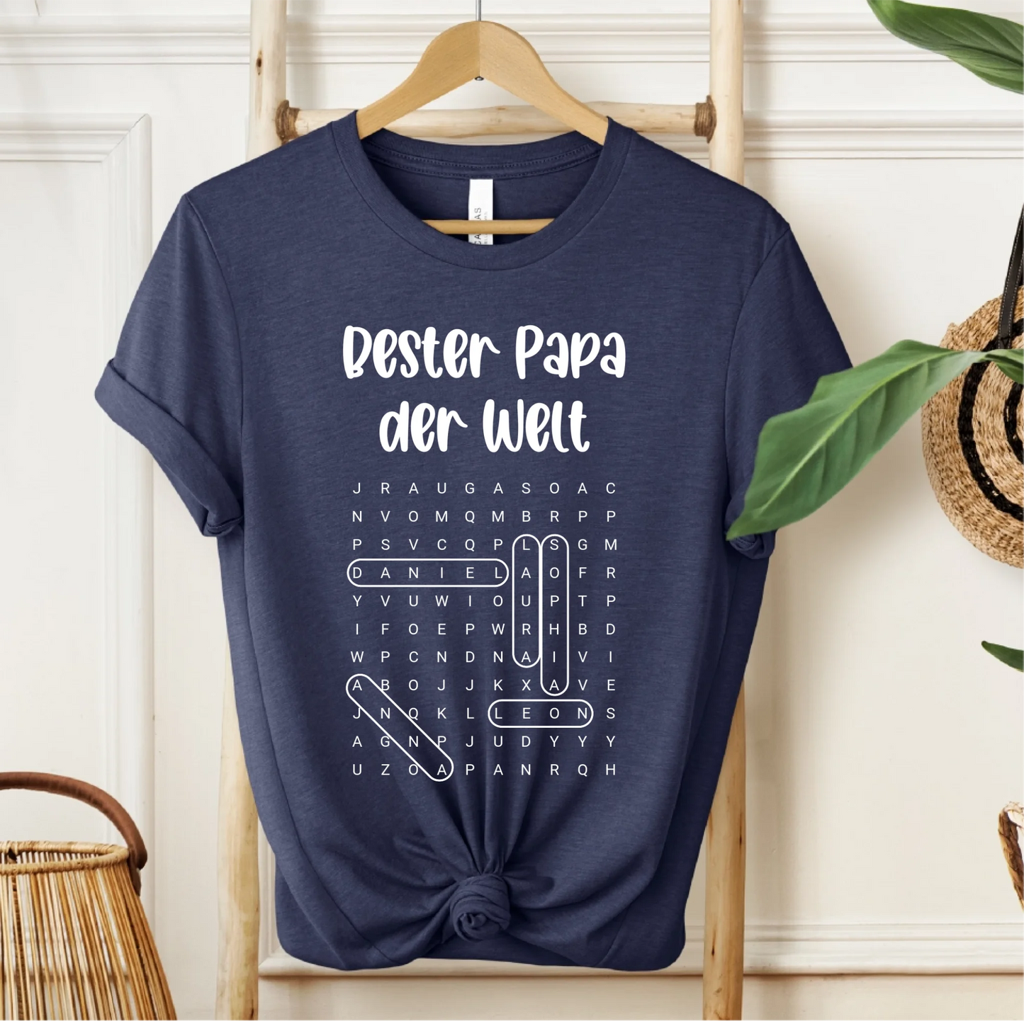 Papa Wortsuchrätsel T-Shirt