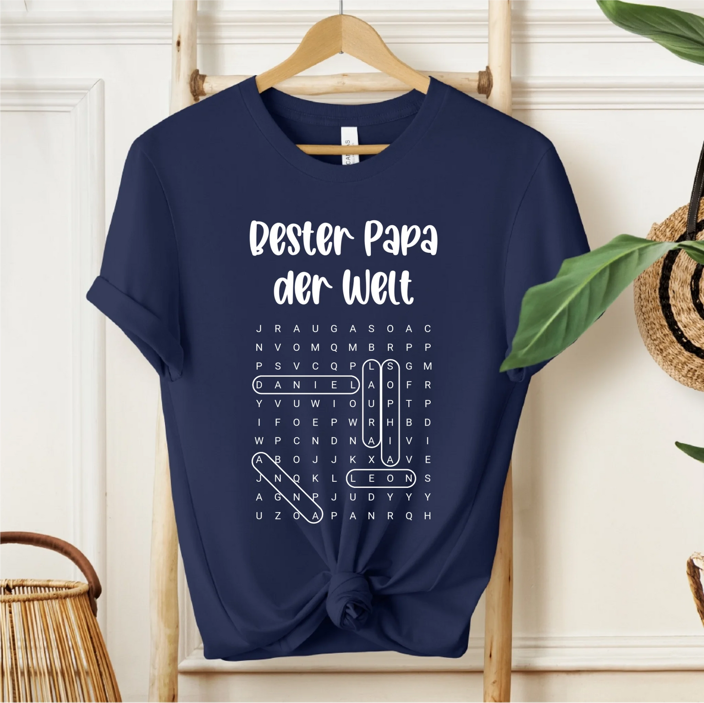 Papa Wortsuchrätsel T-Shirt