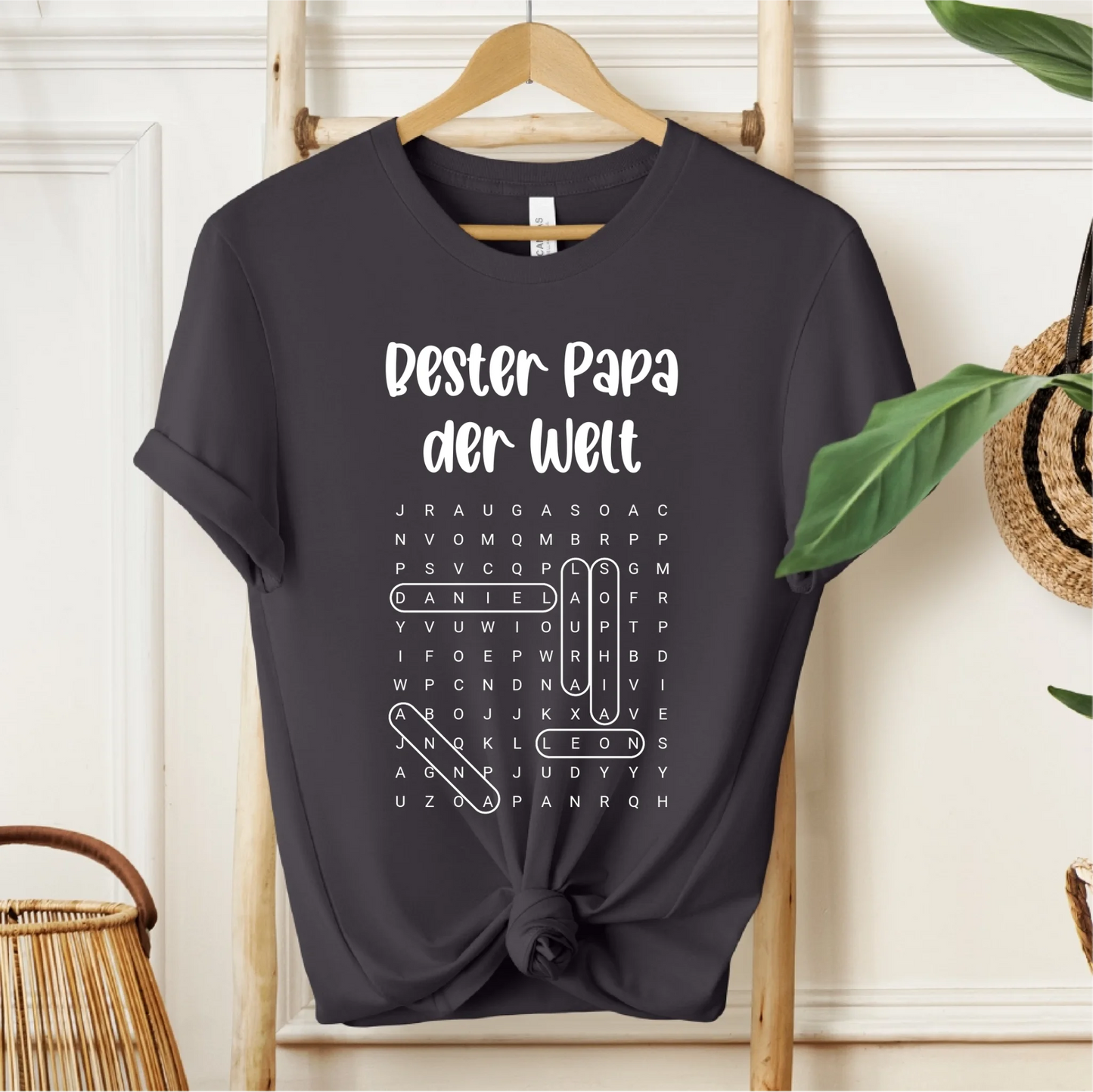 Papa Wortsuchrätsel T-Shirt