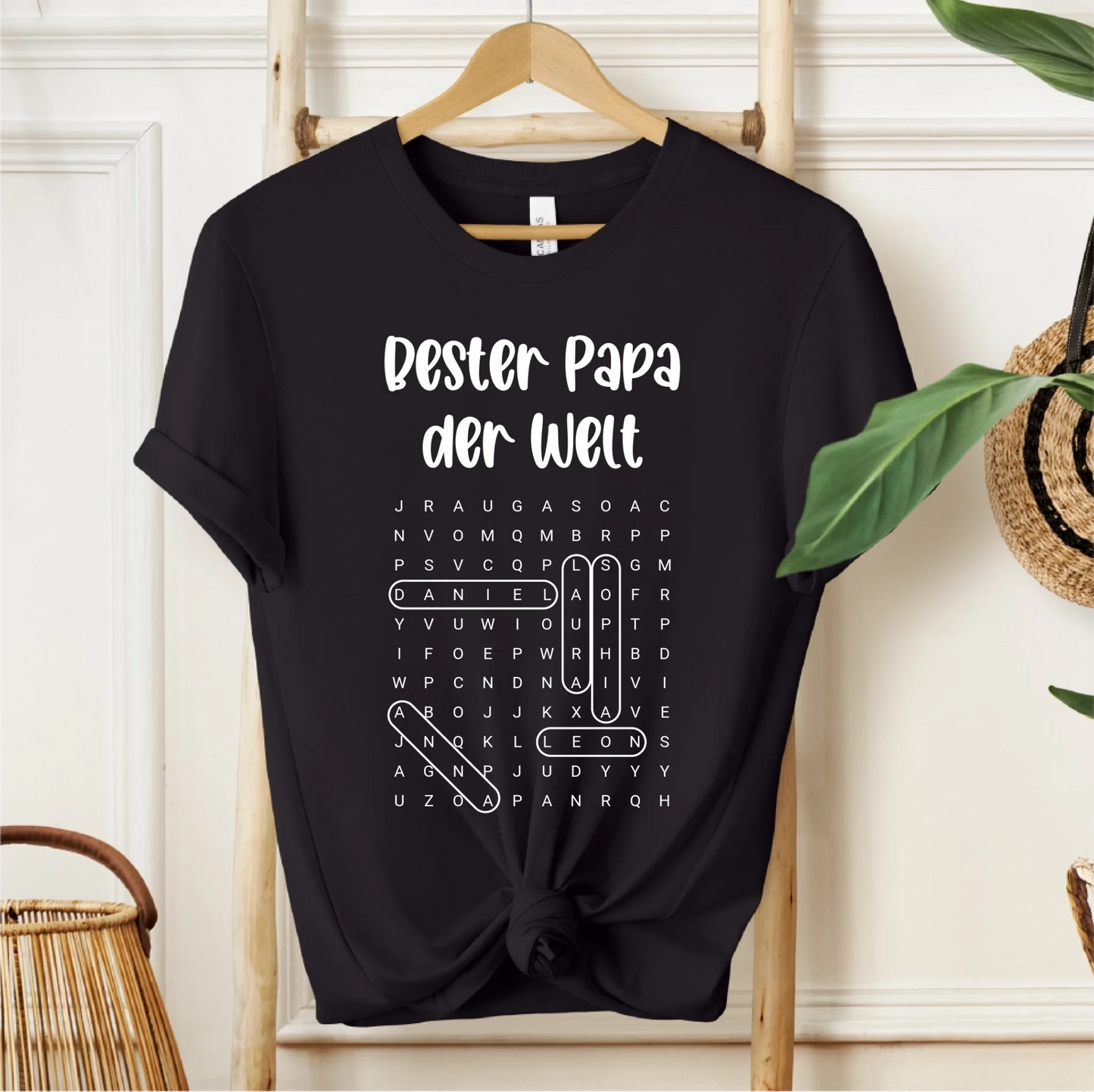 Papa Wortsuchrätsel T-Shirt