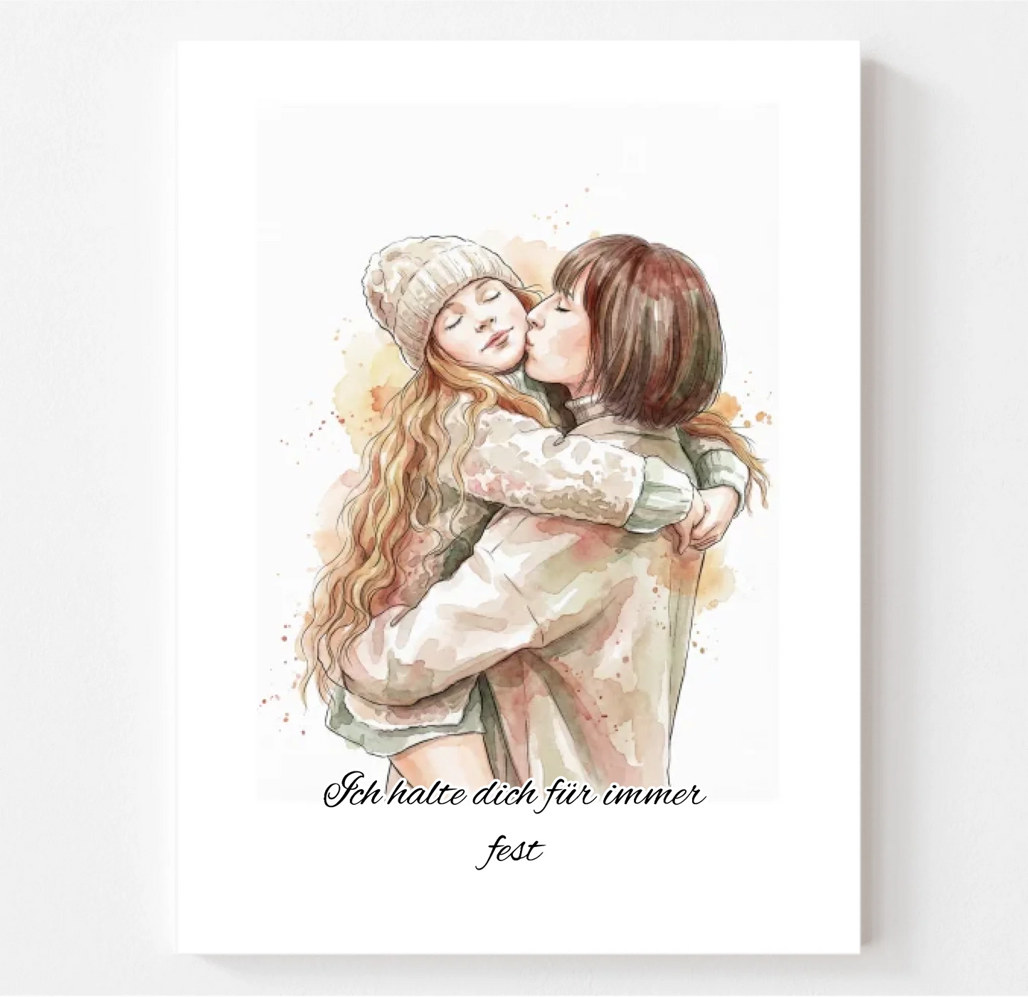Personalisiertes Foto Poster Watercolor
