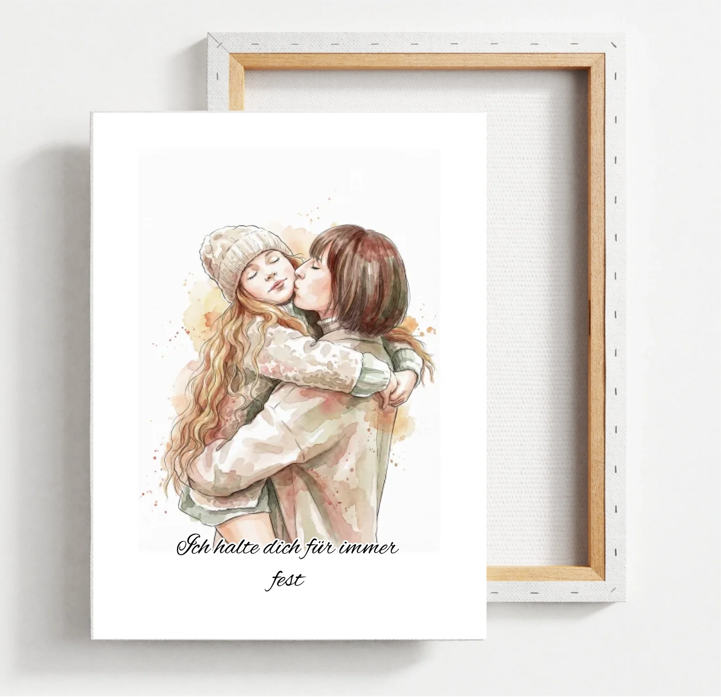 Personalisiertes Foto Poster Watercolor