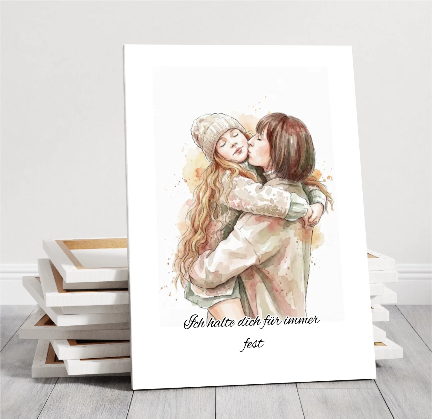 Personalisiertes Foto Poster Watercolor