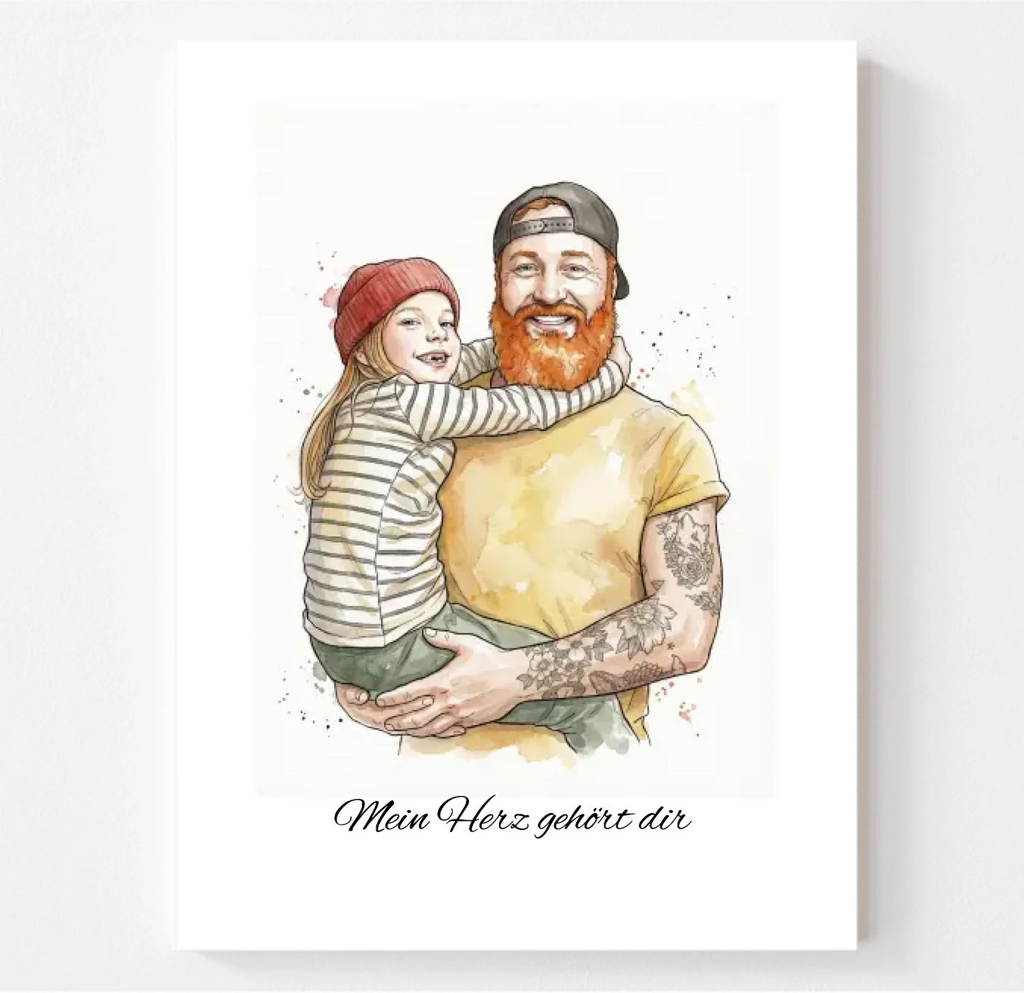 Dein Foto Poster mit Watercolorstyle