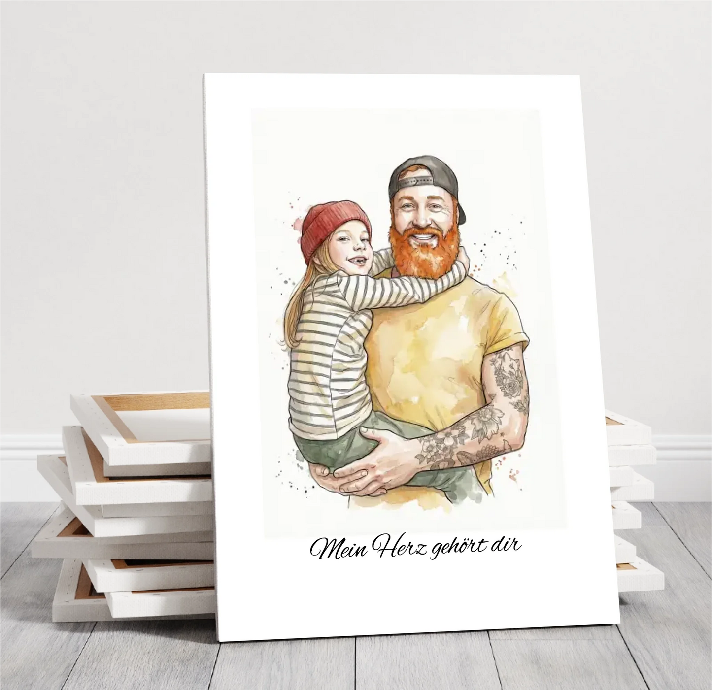 Dein Foto Poster mit Watercolorstyle