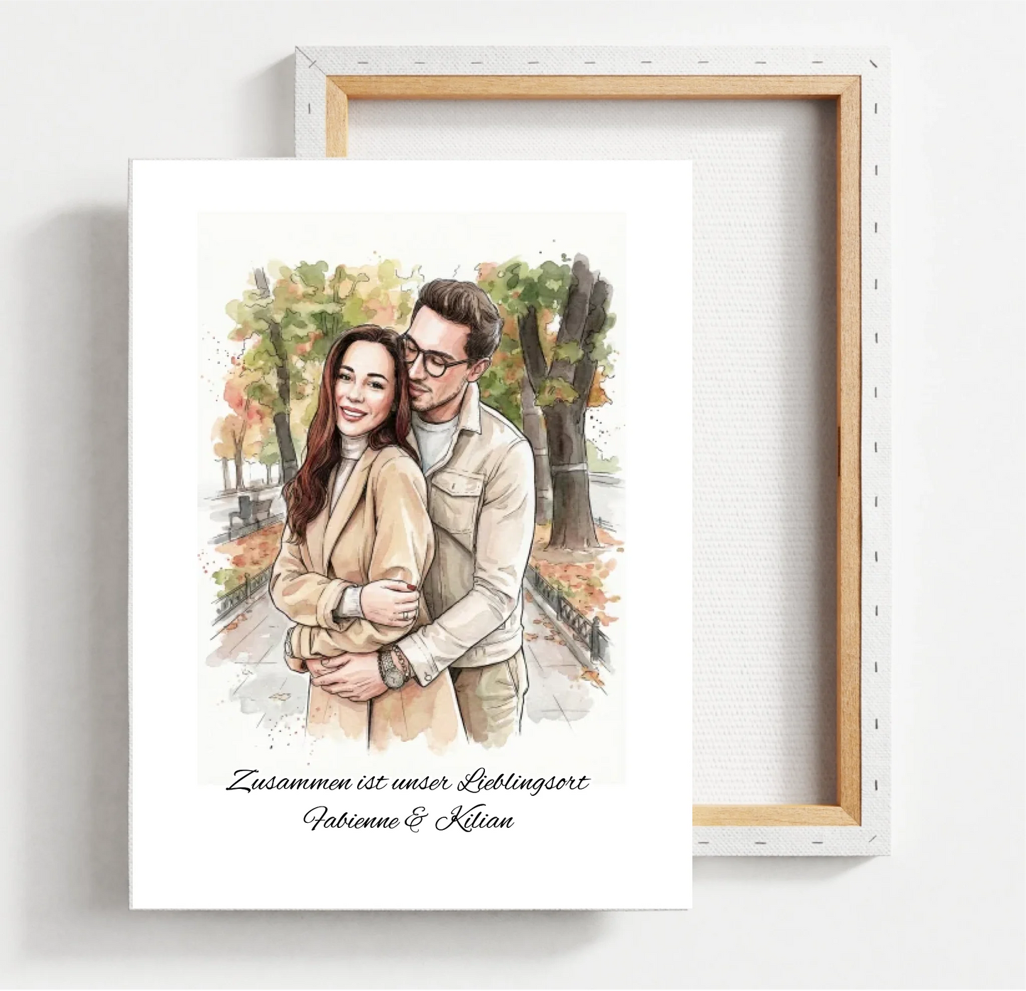 Foto Poster Watercolor personalisiert