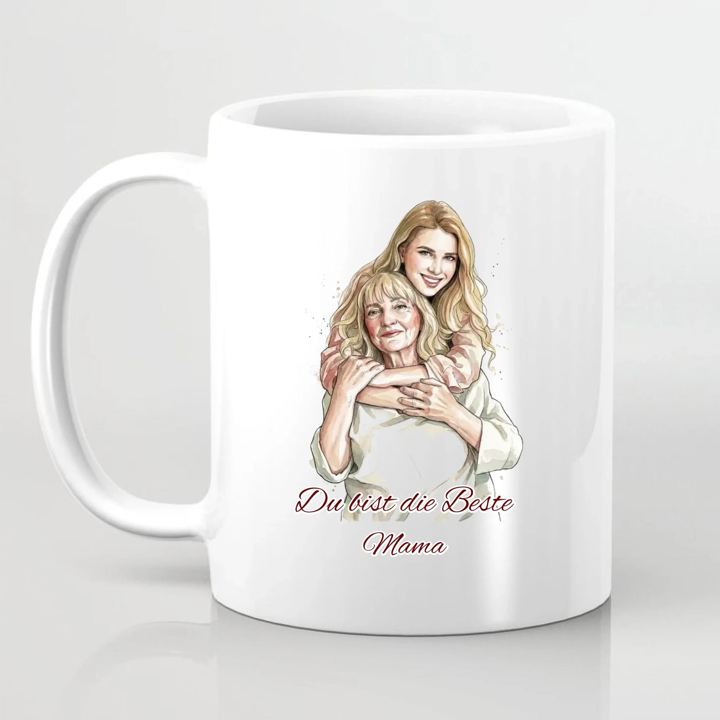 Deine Foto Tasse in Watercolorstyle