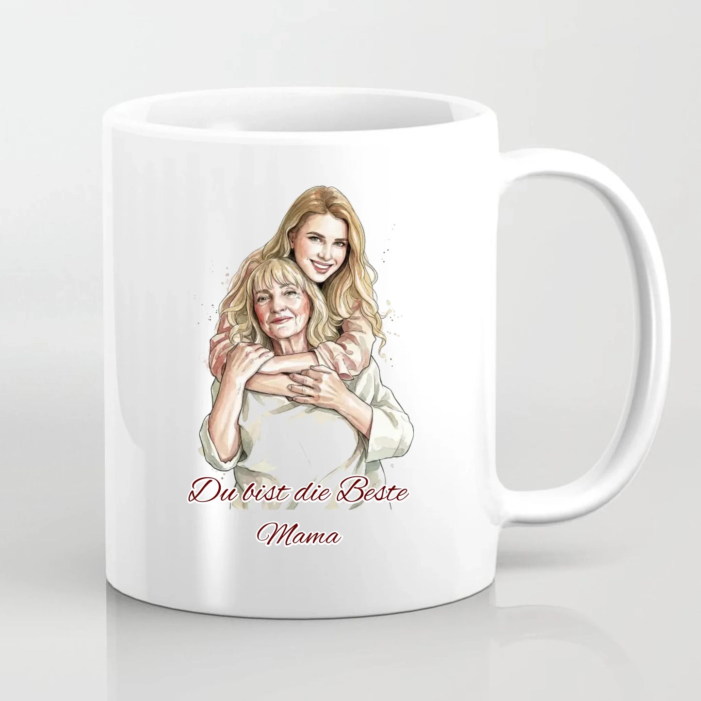 Deine Foto Tasse in Watercolorstyle