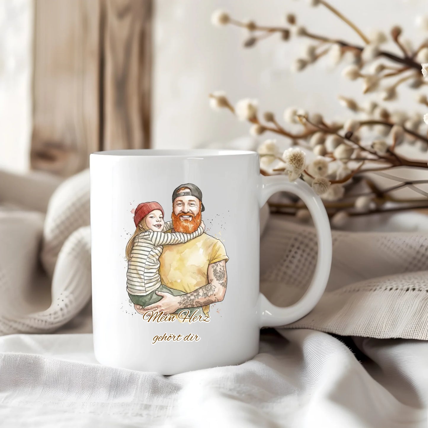 Foto Tasse Watercolor personalisiert
