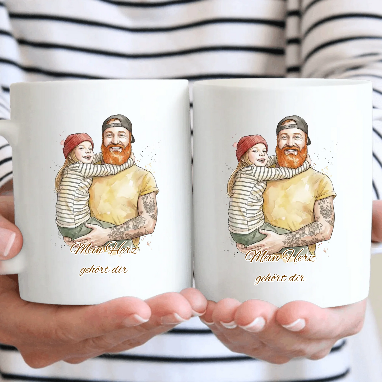 Foto Tasse Watercolor personalisiert