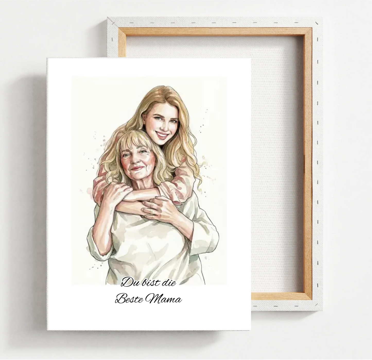 Personalisiertes Watercolor Poster mit deinem Foto