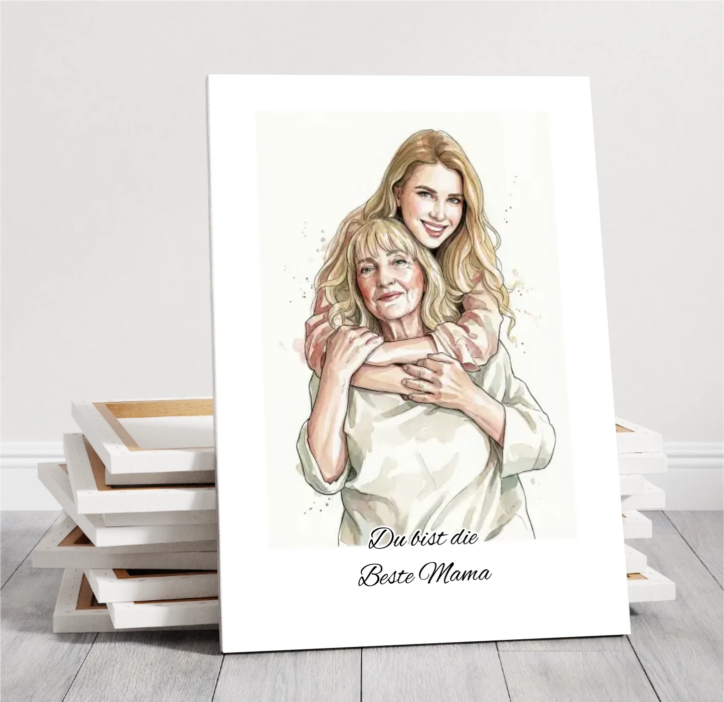 Personalisiertes Watercolor Poster mit deinem Foto