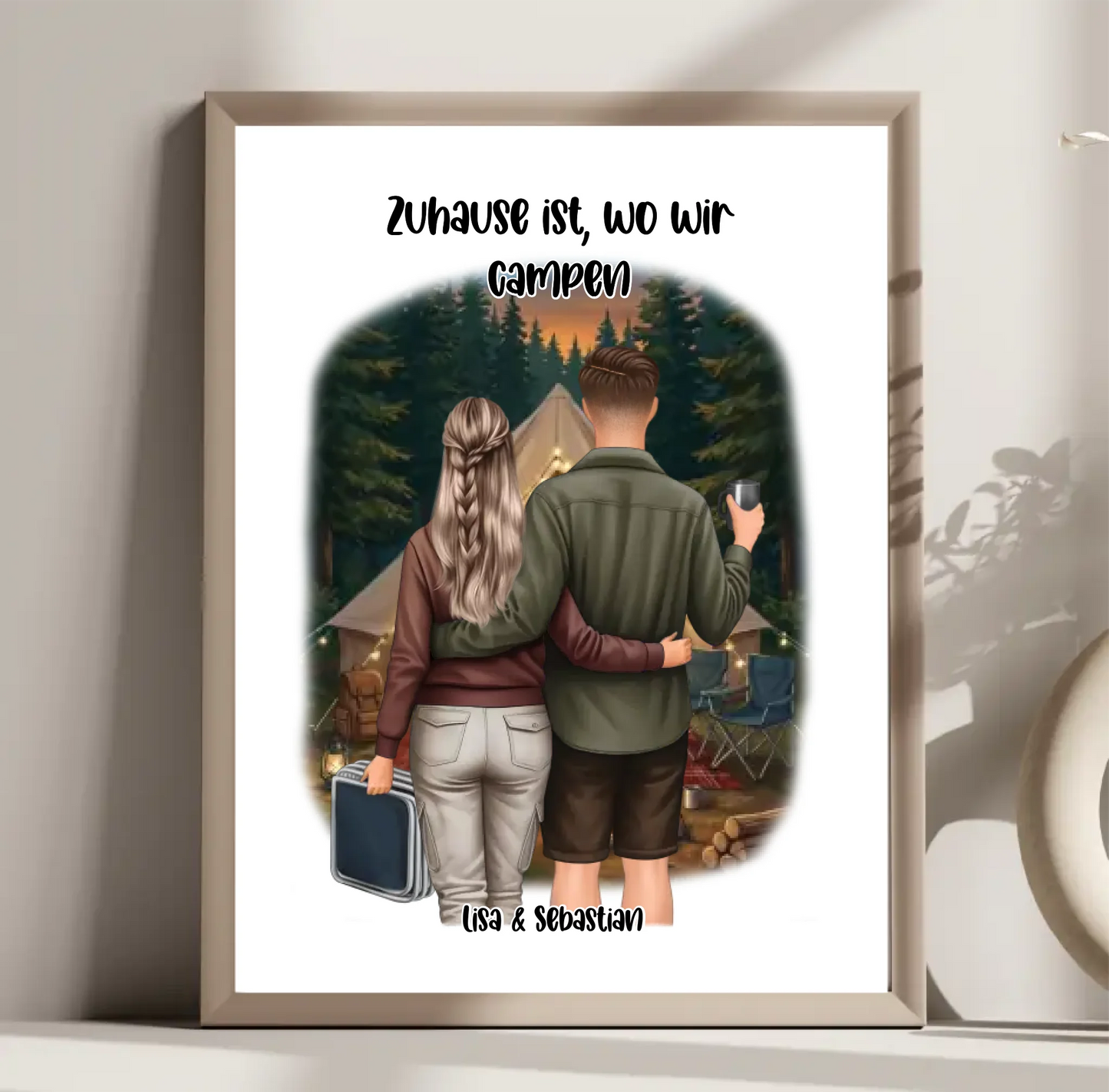 Camper/Zelten Poster