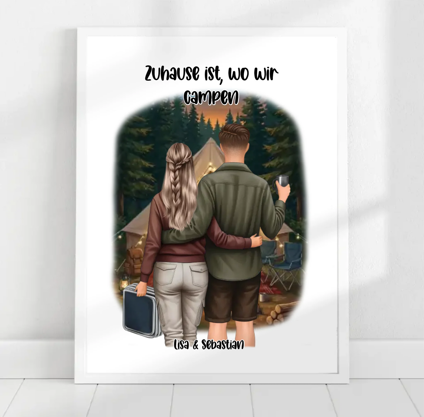 Camper/Zelten Poster