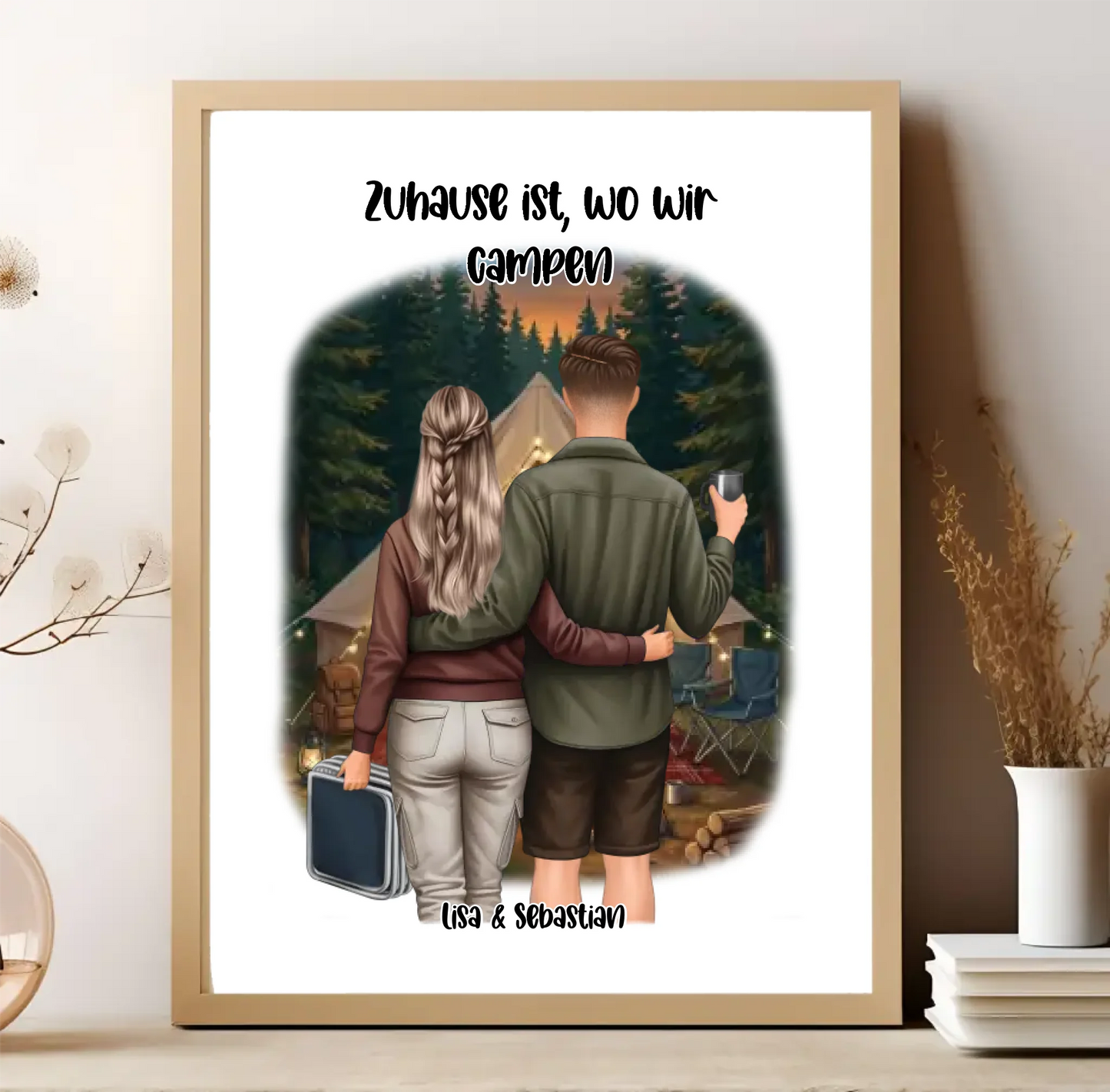 Camper/Zelten Poster