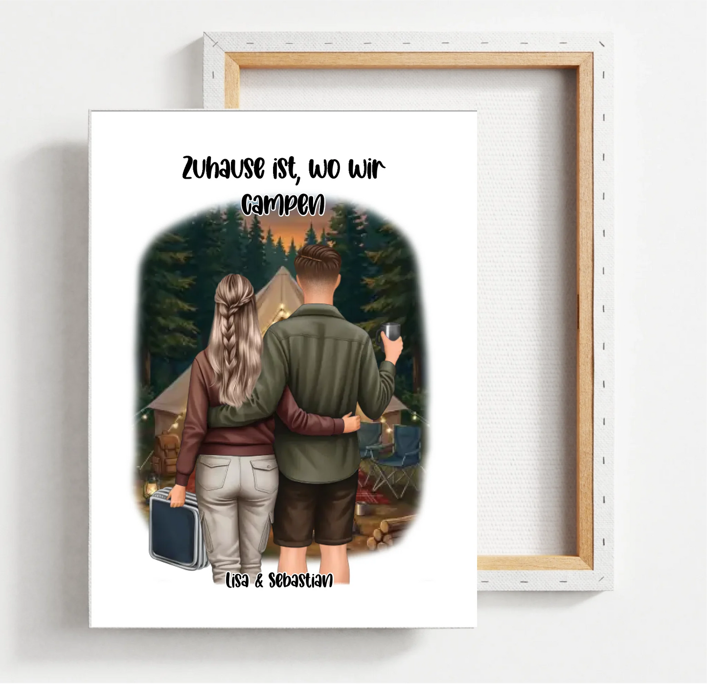 Camper/Zelten Poster