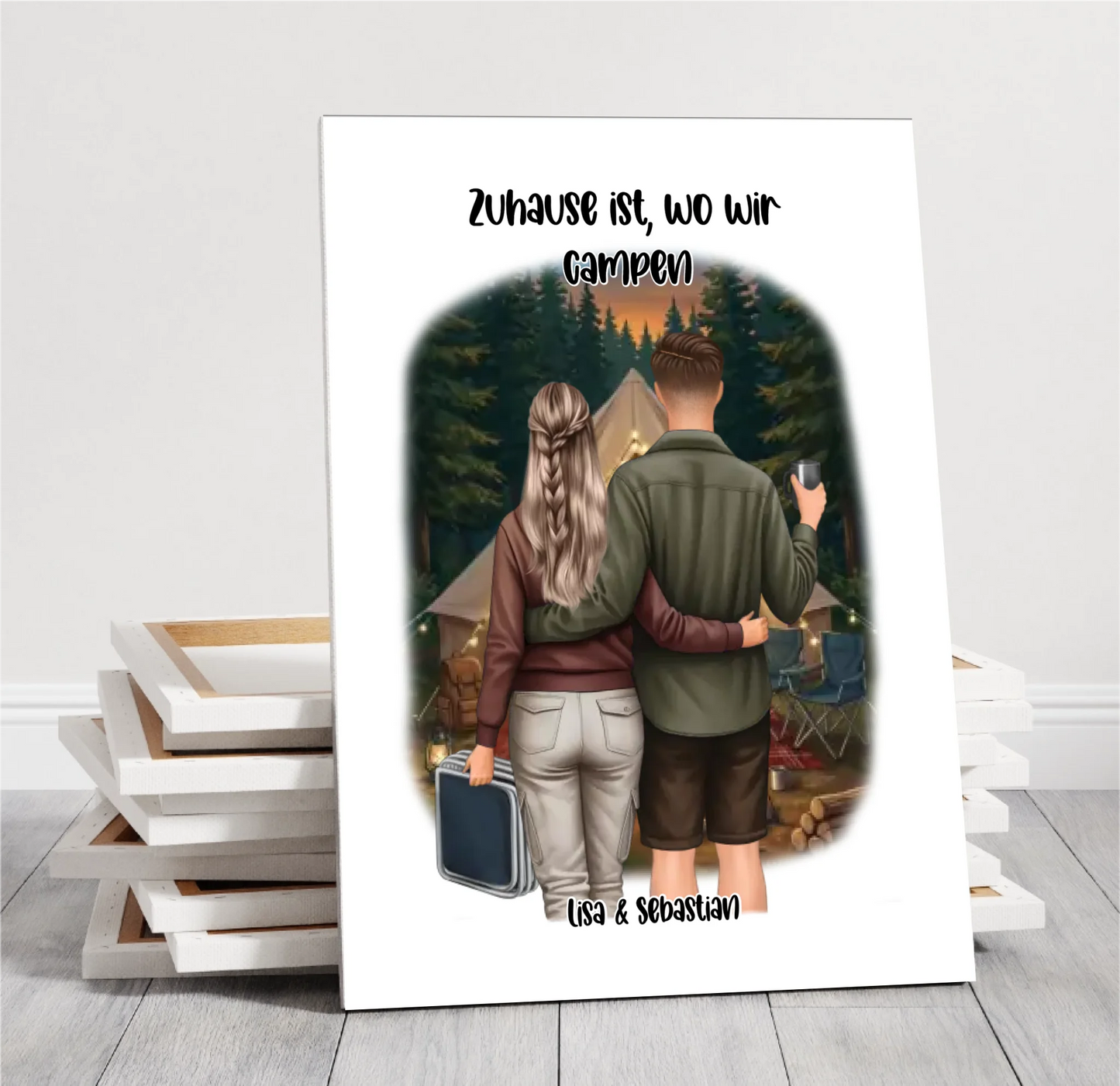Camper/Zelten Poster
