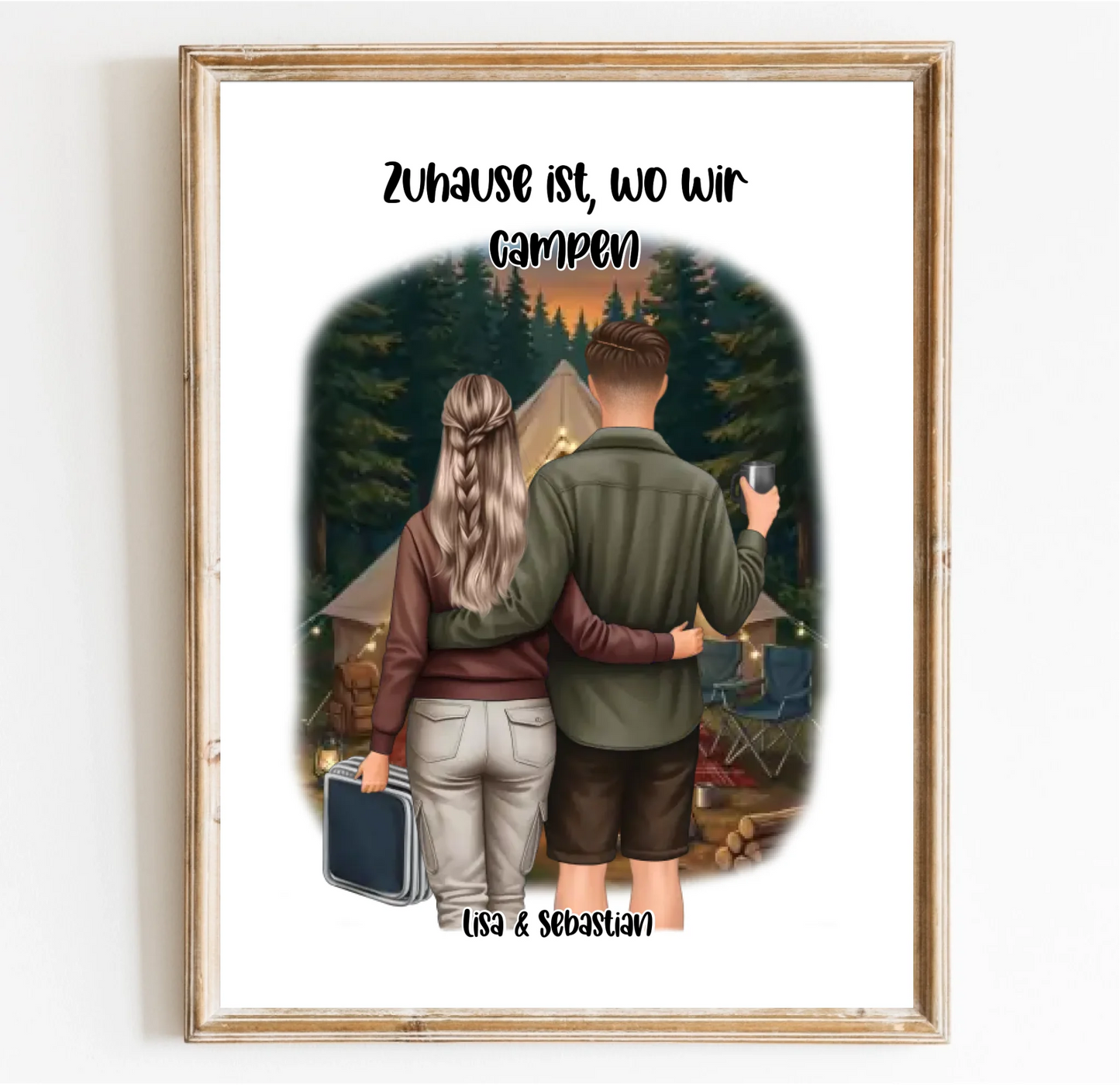 Camper/Zelten Poster
