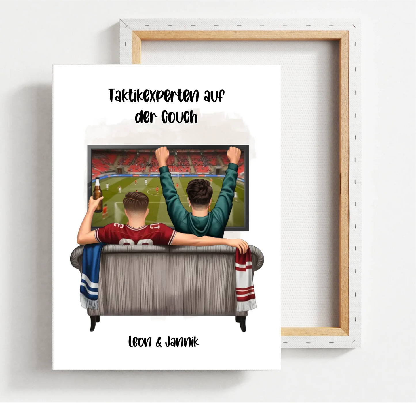 Beste Freunde Männer Sport Poster