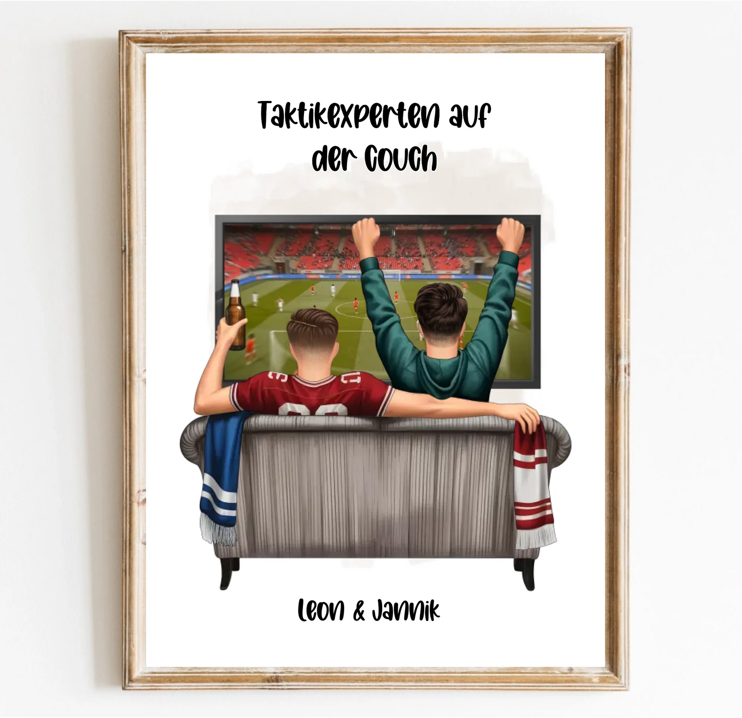 Beste Freunde Männer Sport Poster