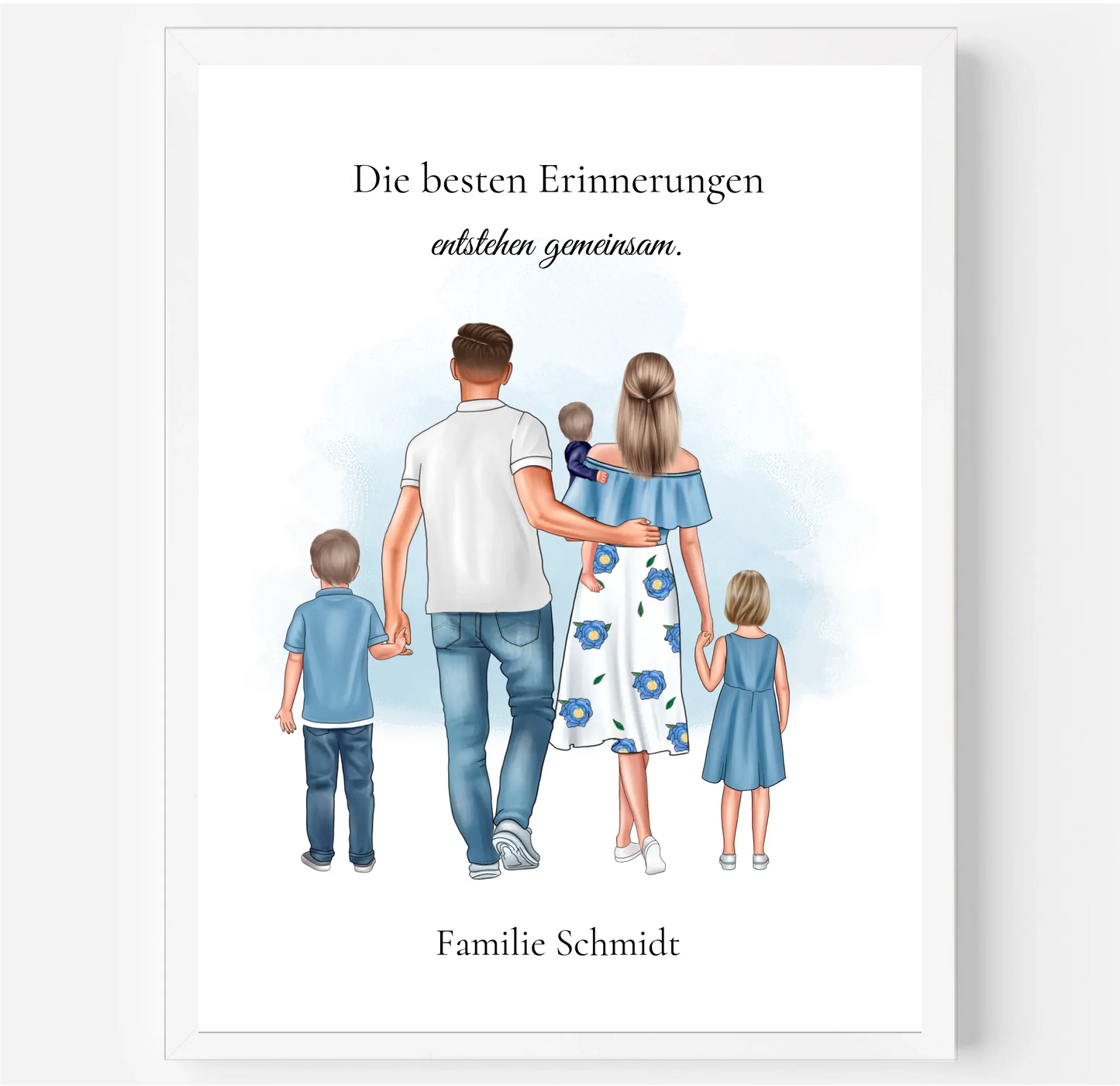 Familie 3 Kinder Poster