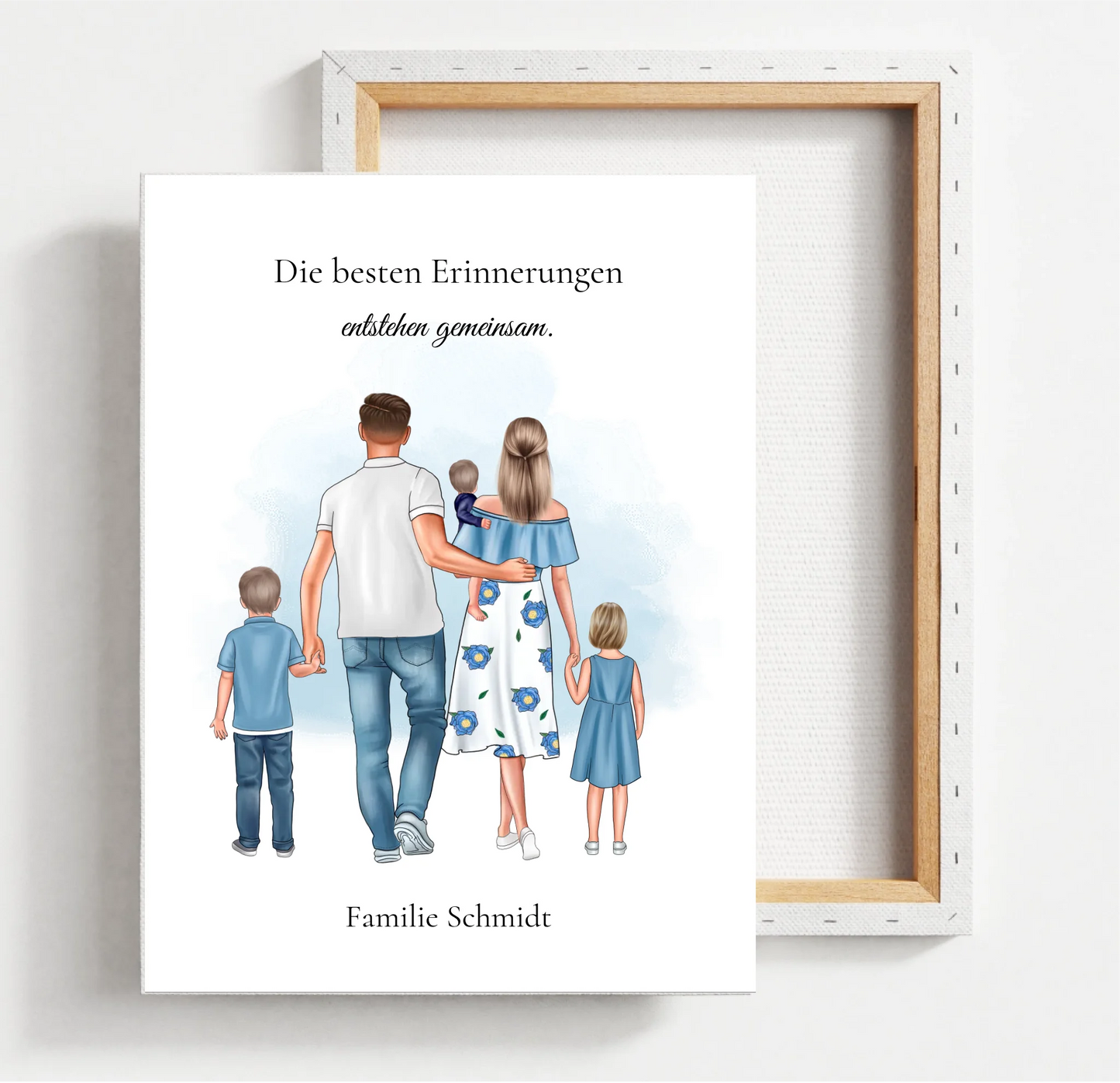 Familie 3 Kinder Poster
