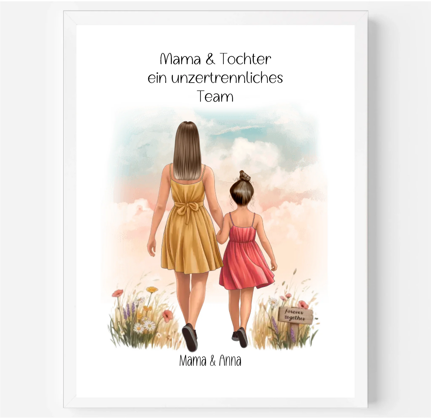 Mama & Tochter Sommer Poster