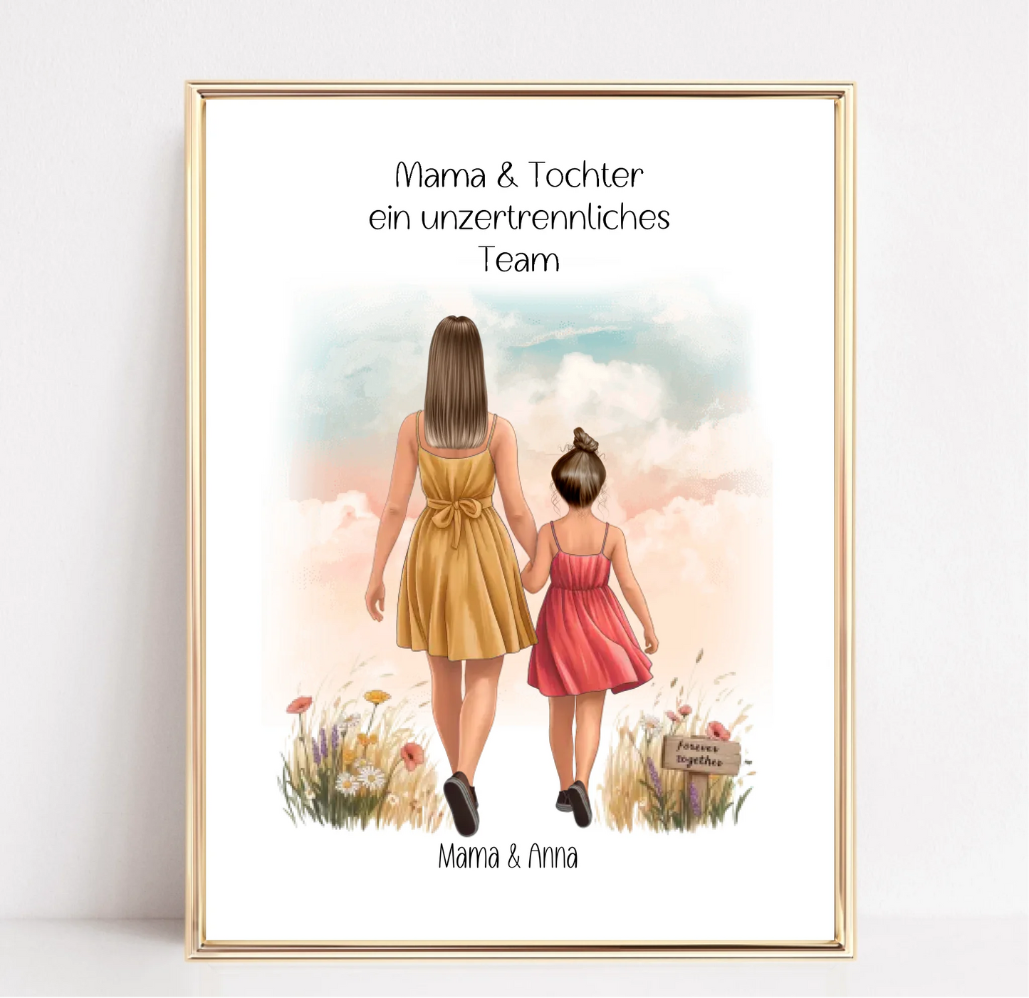 Mama & Tochter Sommer Poster