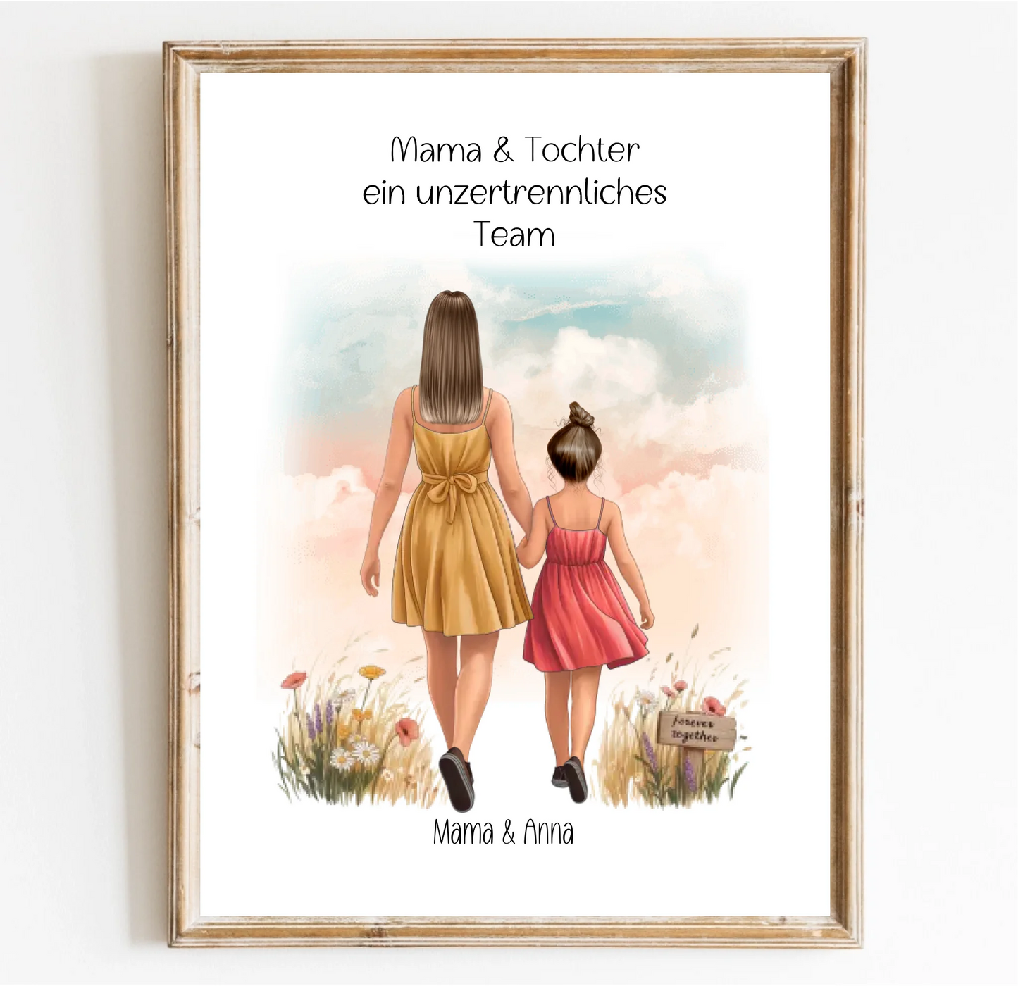 Mama & Tochter Sommer Poster
